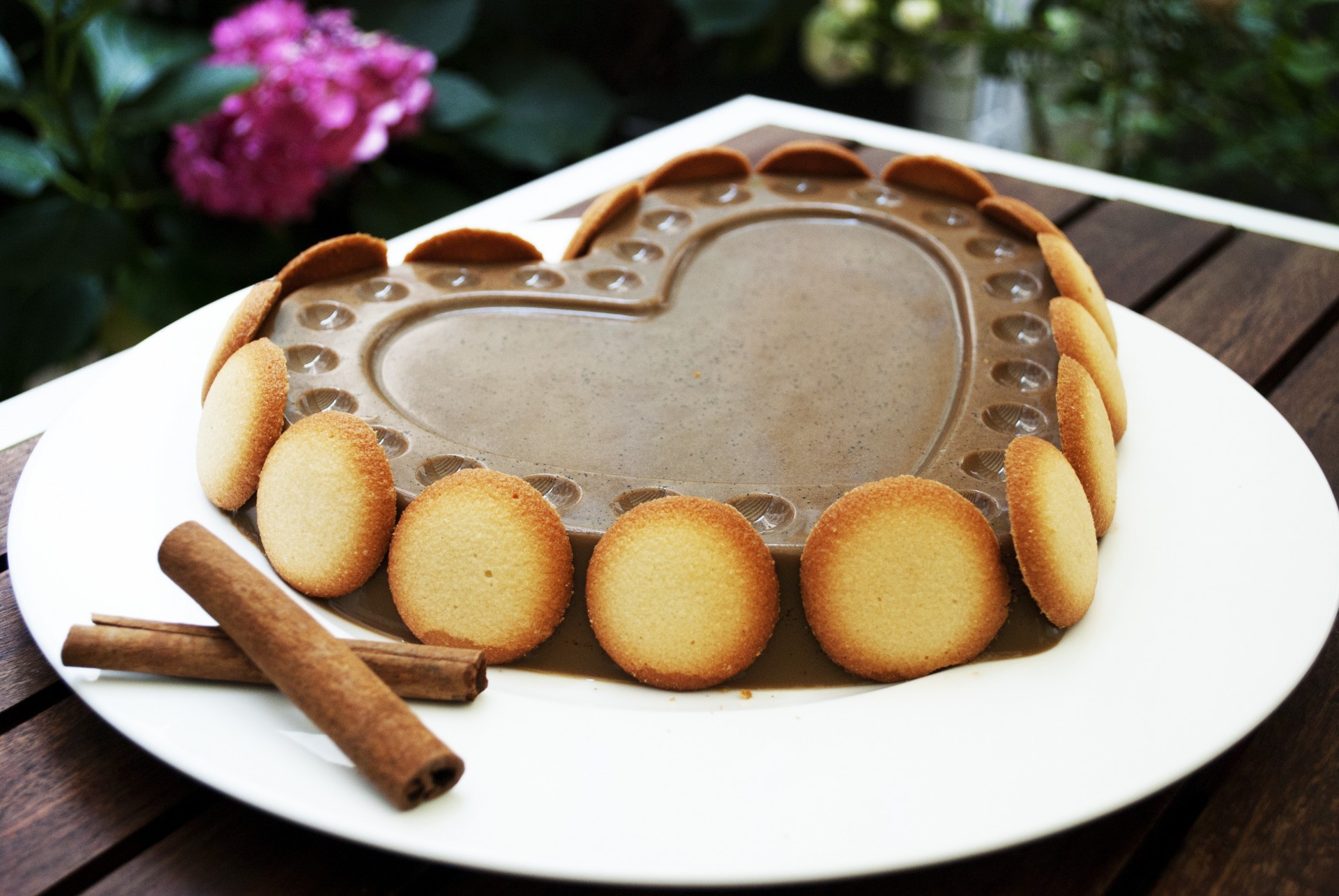 chocolate love holiday cake food sweet heart dessert flower