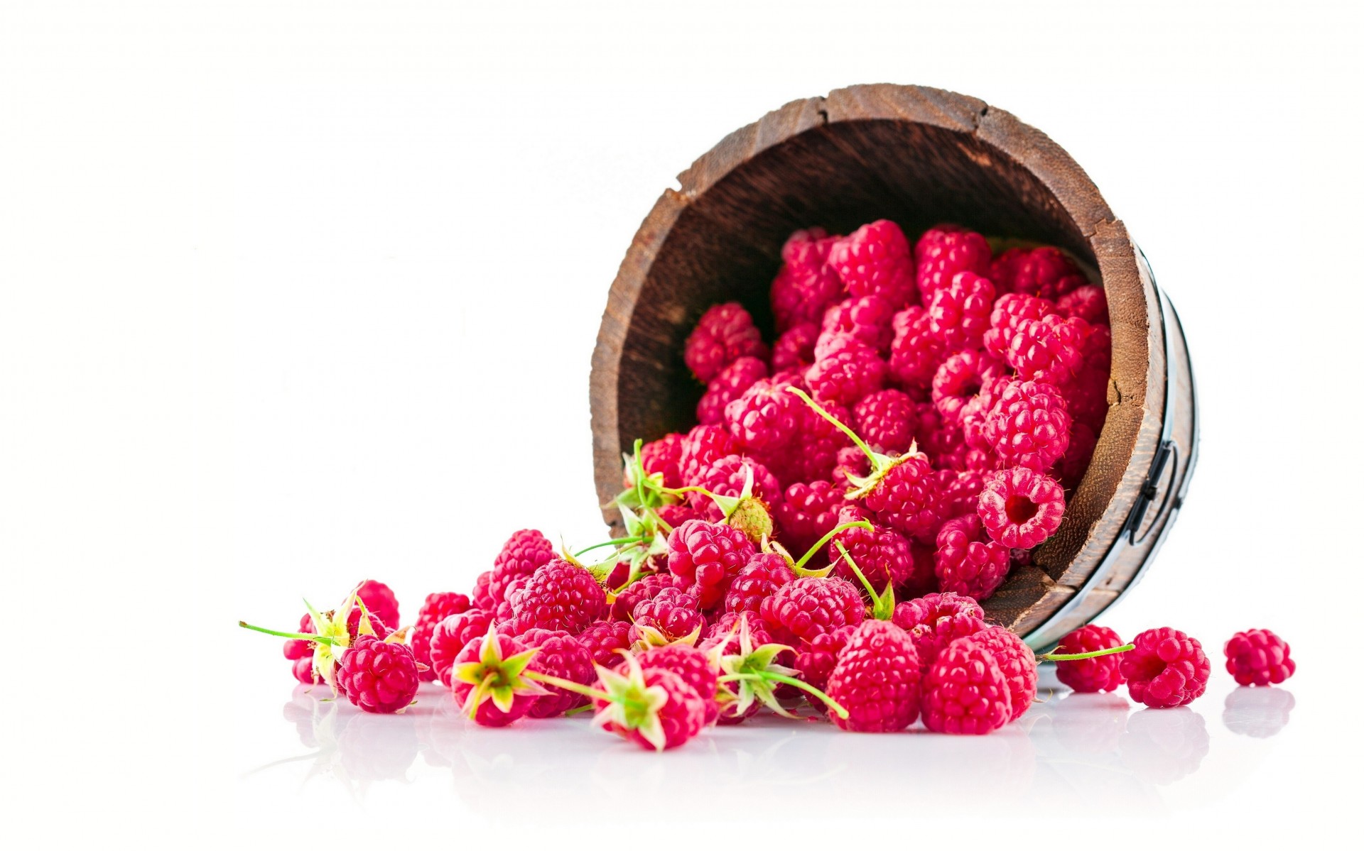 eimer beeren himbeeren