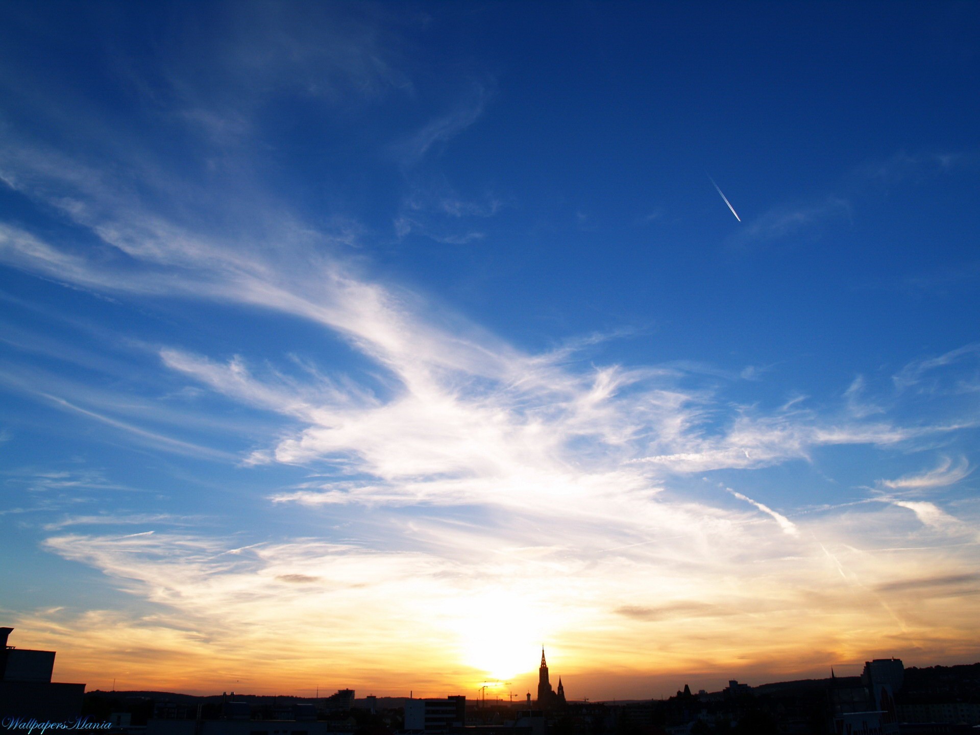 cielo nubes ciudad