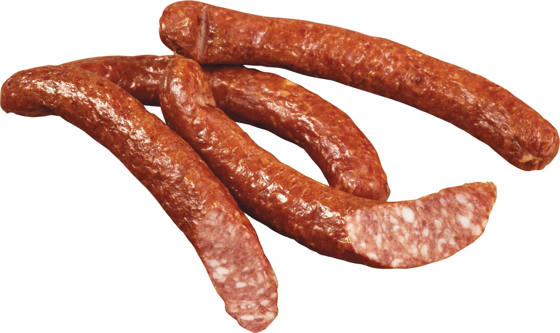 weißer hintergrund wurst fleisch