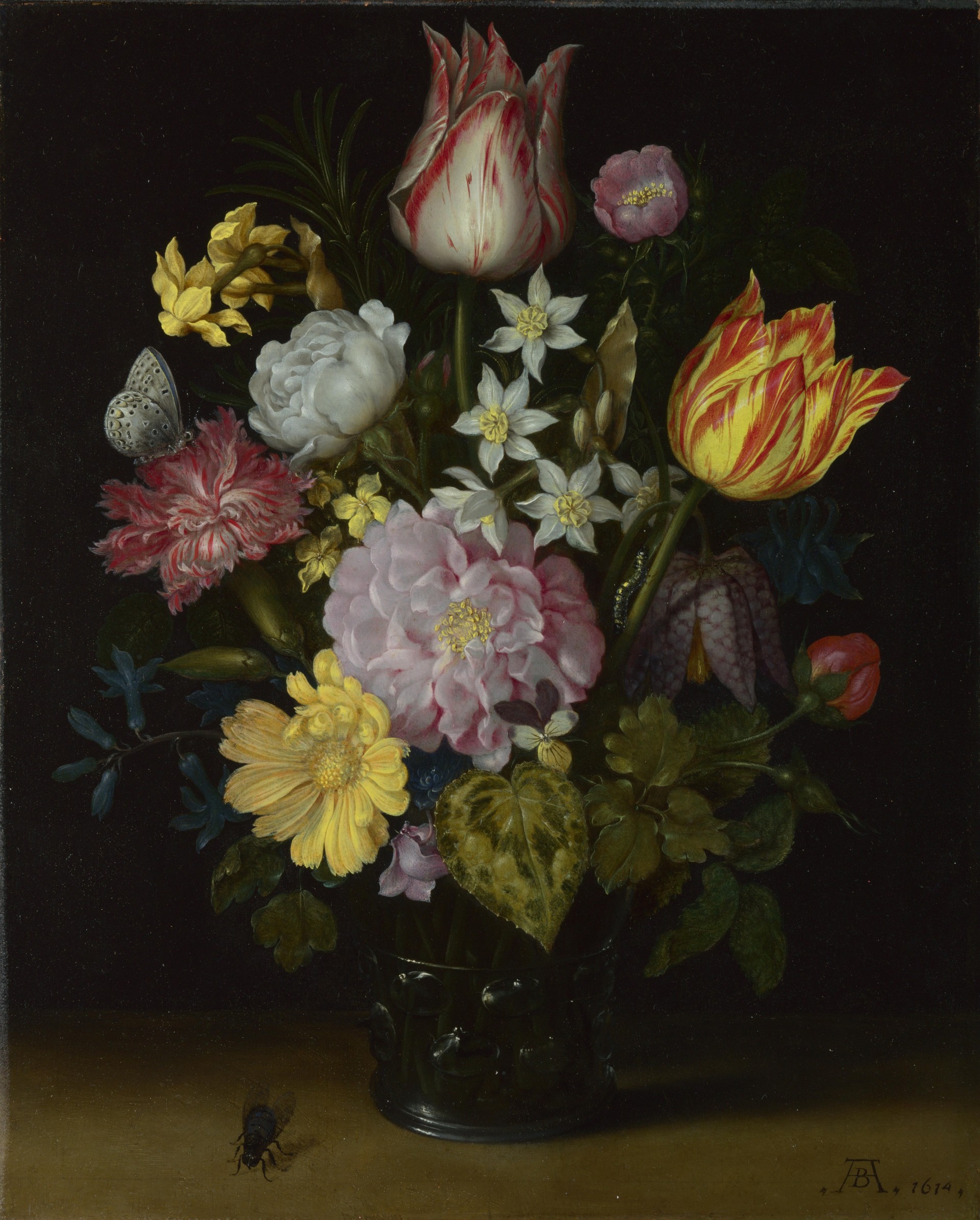 ambrosia bosschaert senior blumen in glasvasen blumen in glasvase national gallery of london