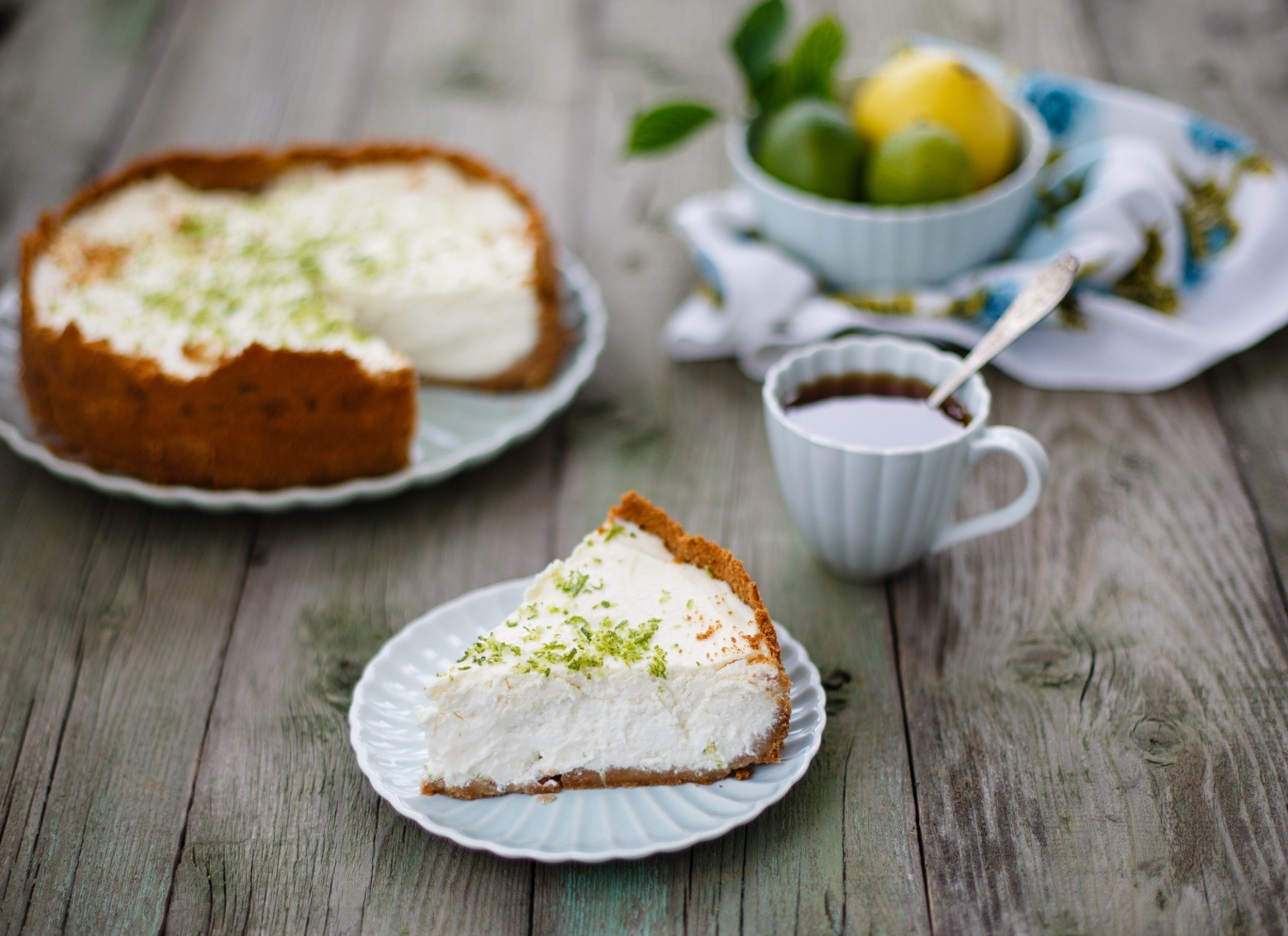 torta cheesecake cottura lime dessert