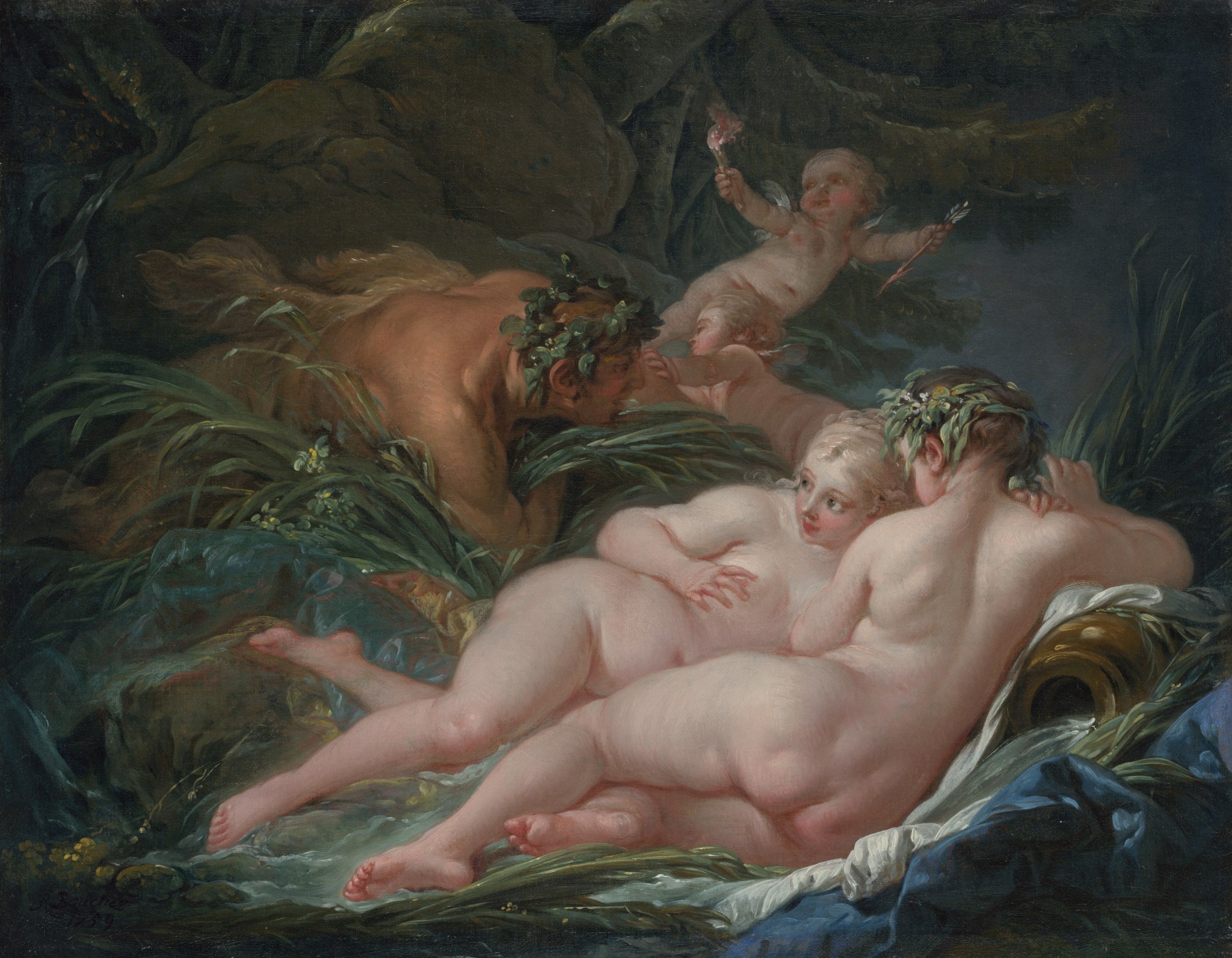 panning and fistula francois boucher pan and syrinx London National Gallery francois boucher