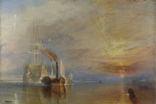 À la National Gallery de Londres, un tableau de Joseph Mallord par William Turner