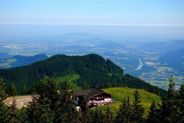 Casa in montagna. Vista spettacolare