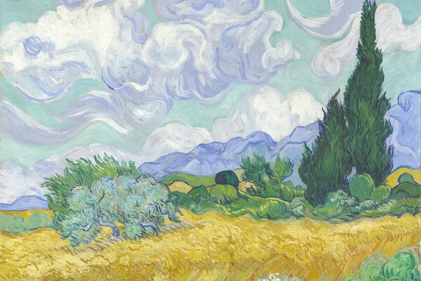 Van Gogh s image of a wheat field