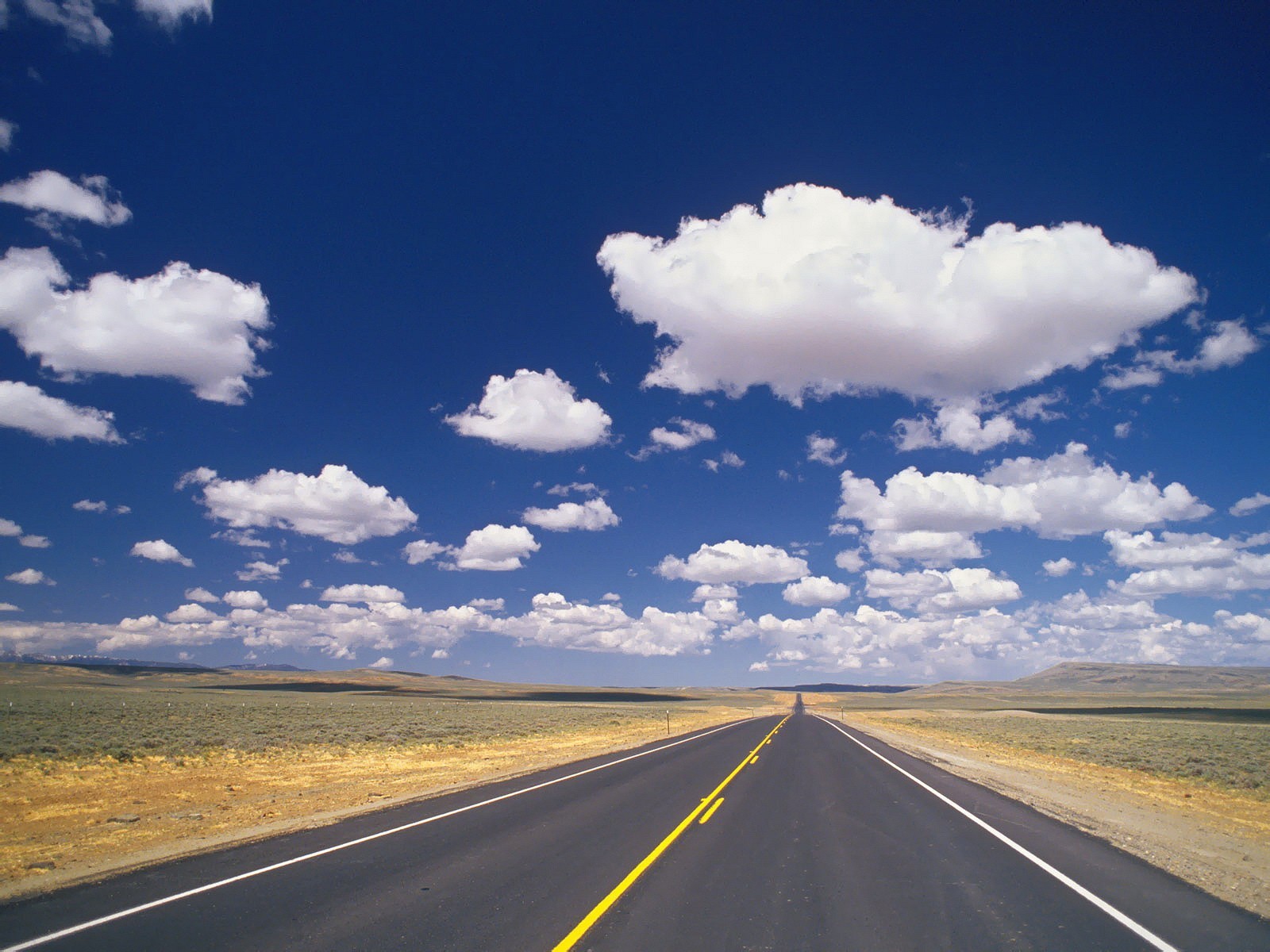 road sky cloud