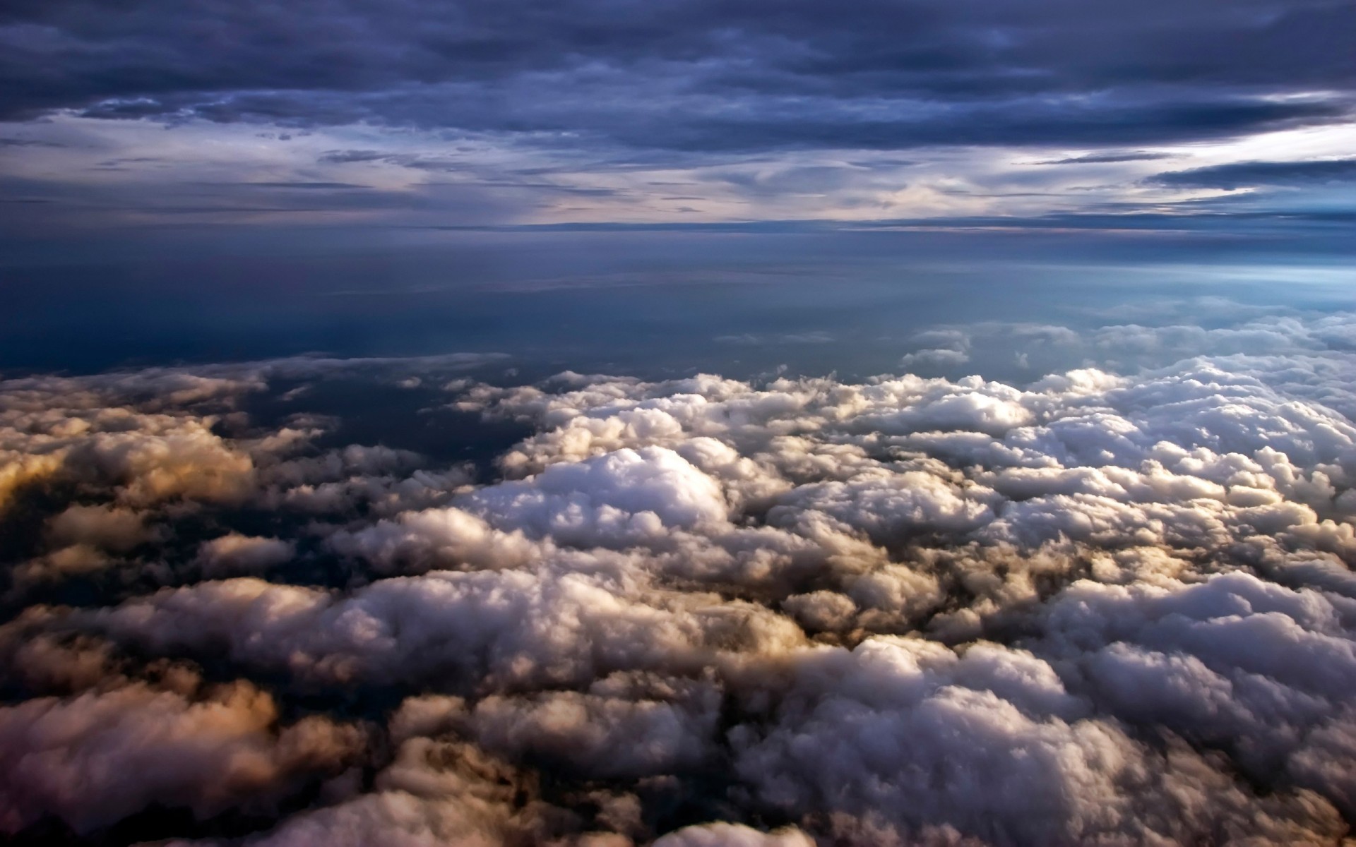 nuages ciel vers le haut