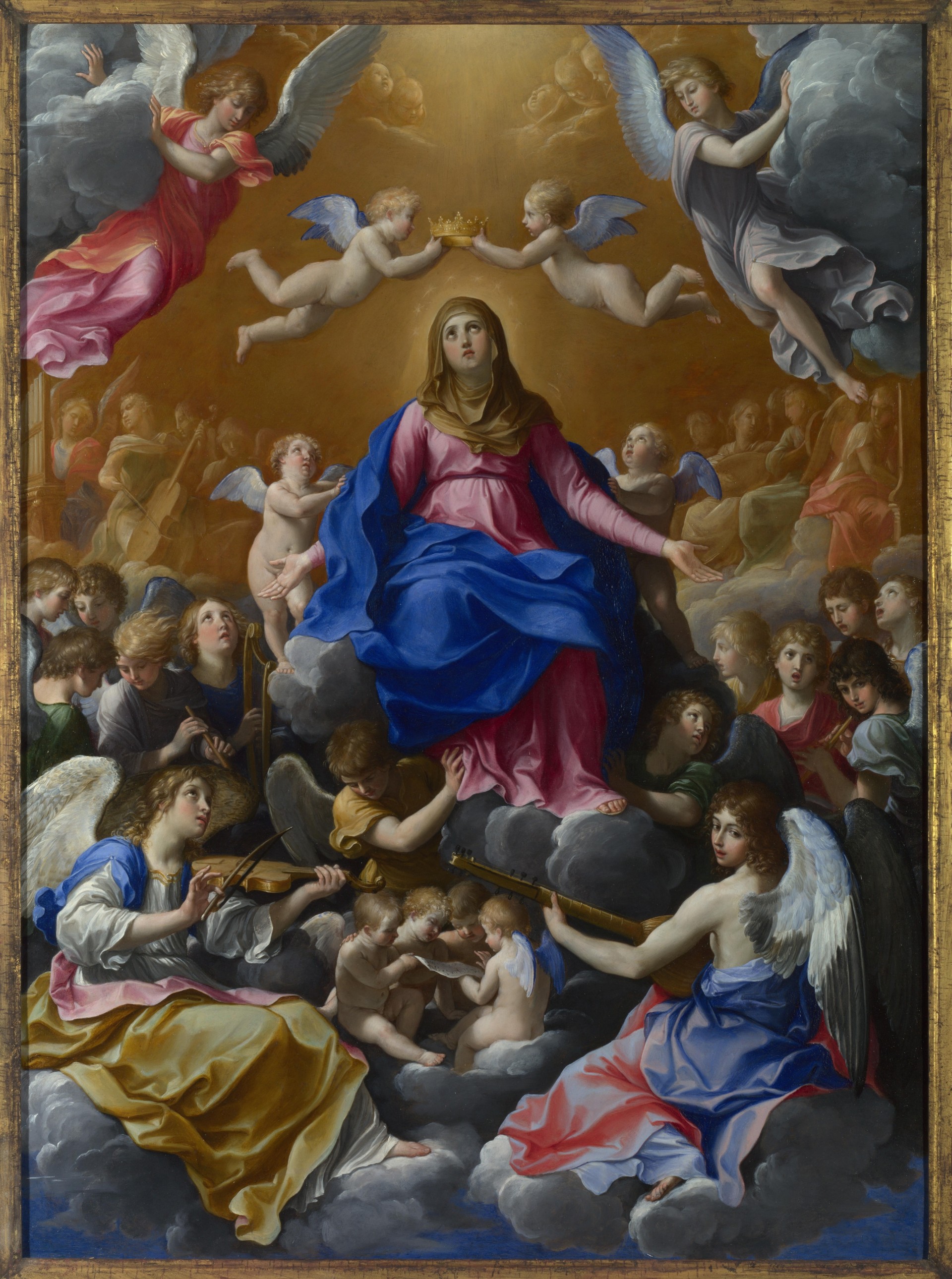 coronation of the Virgin Mary London National Gallery Guido Reni guido reni