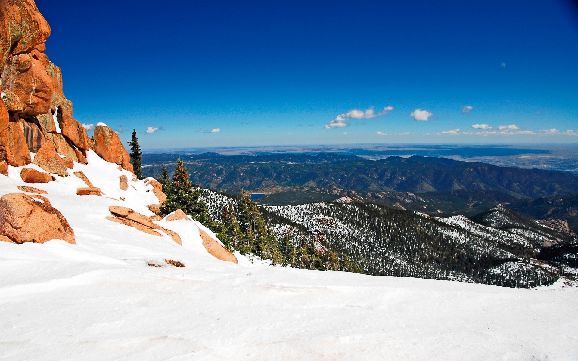 montañas nieve