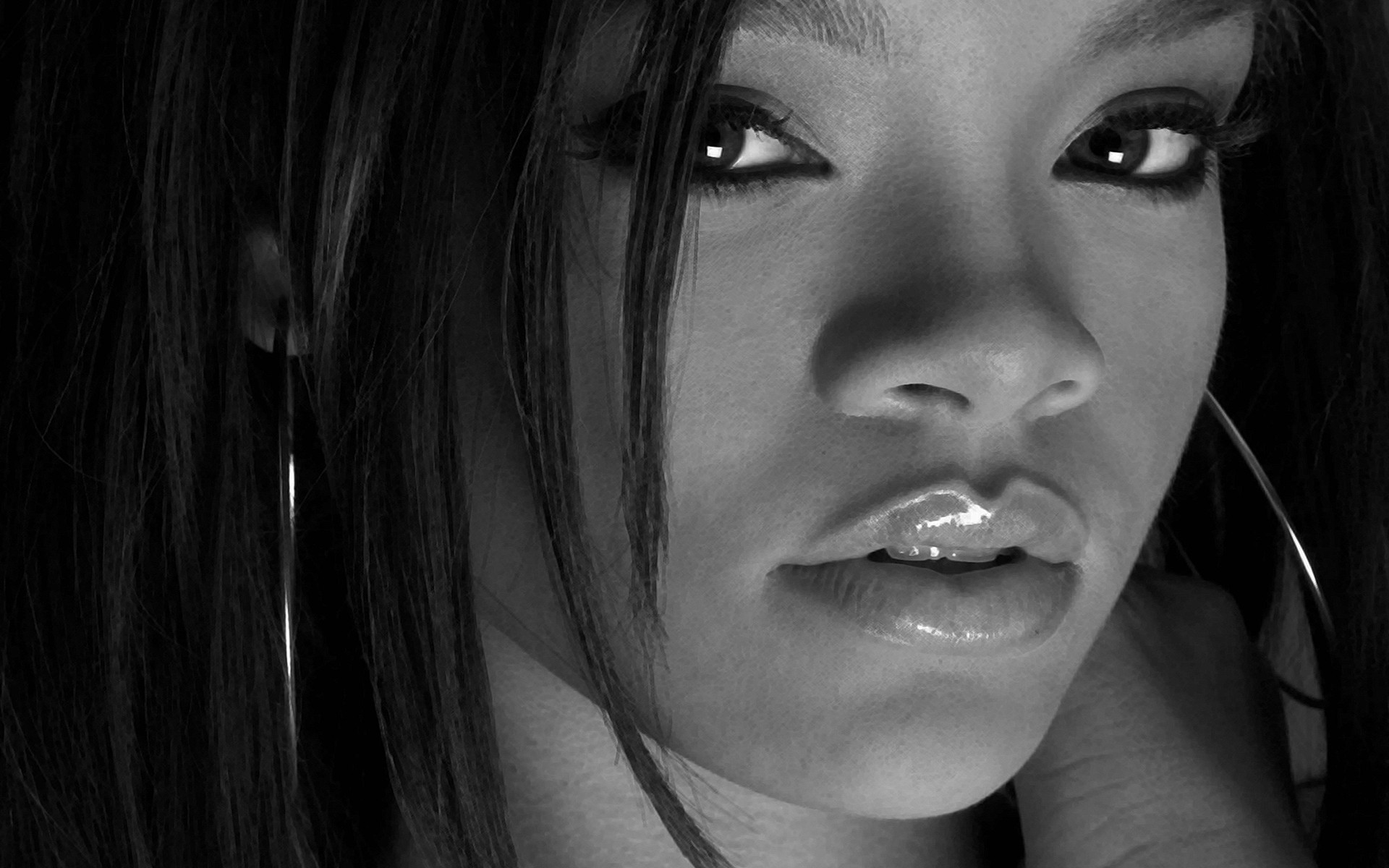 rihanna actress singer face