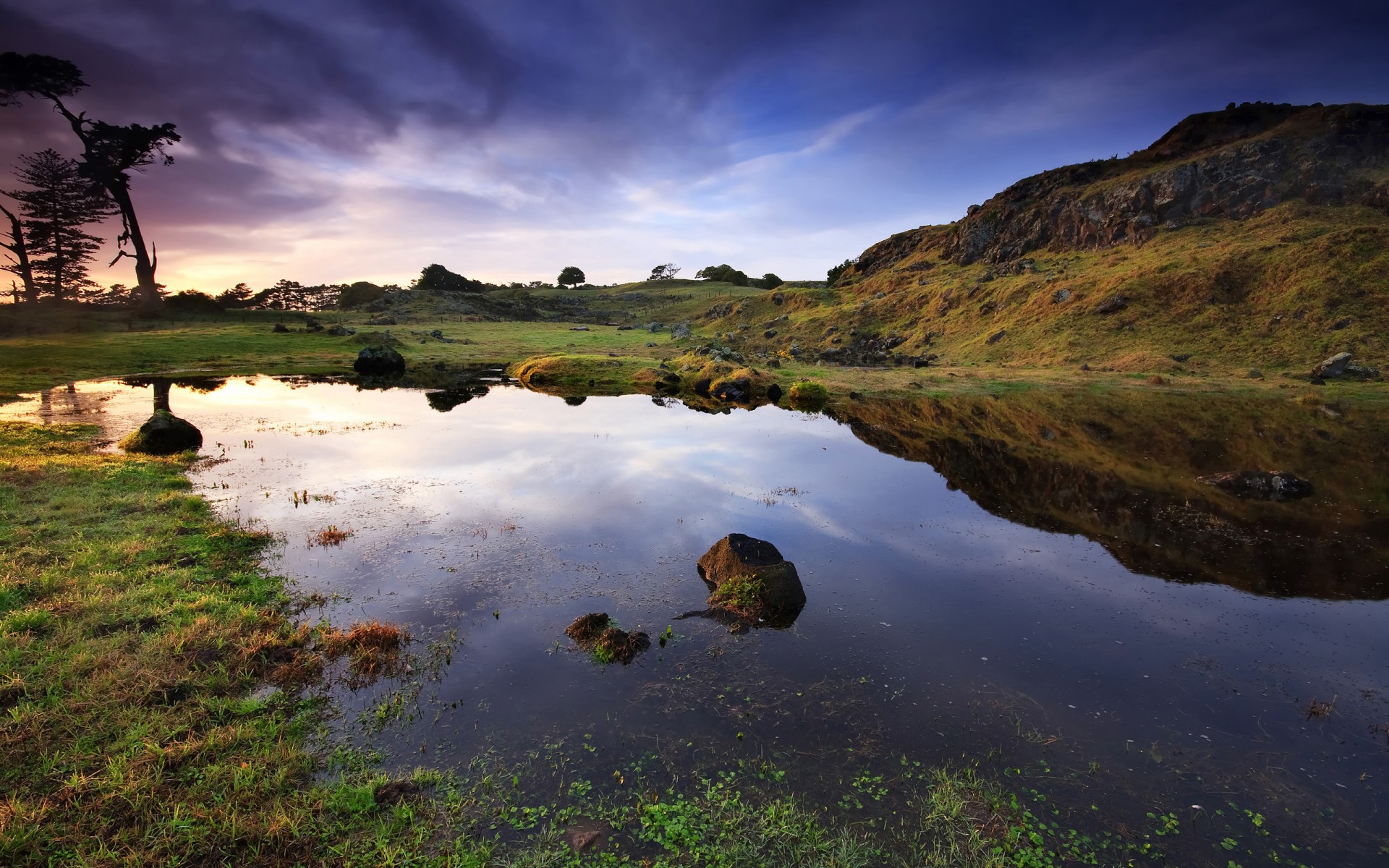 neuseeland himmel sonnenaufgang wasser see