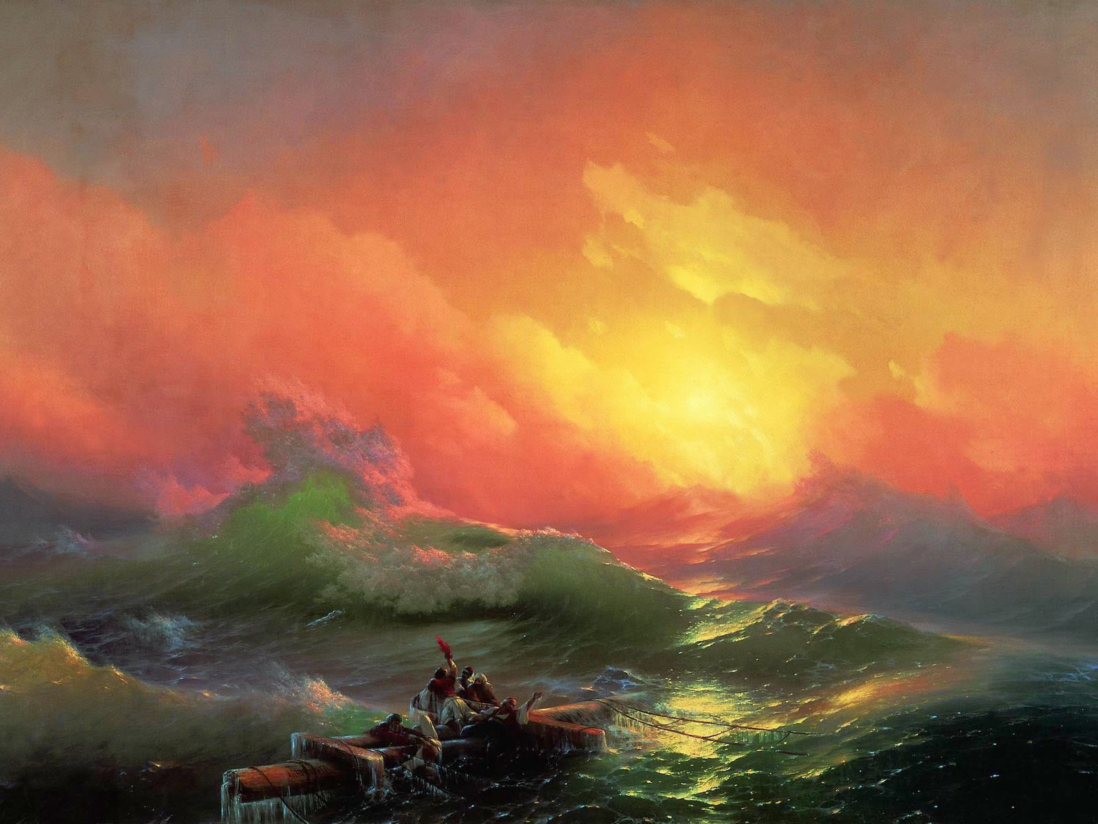 aivazovsky noveno eje mar tormenta