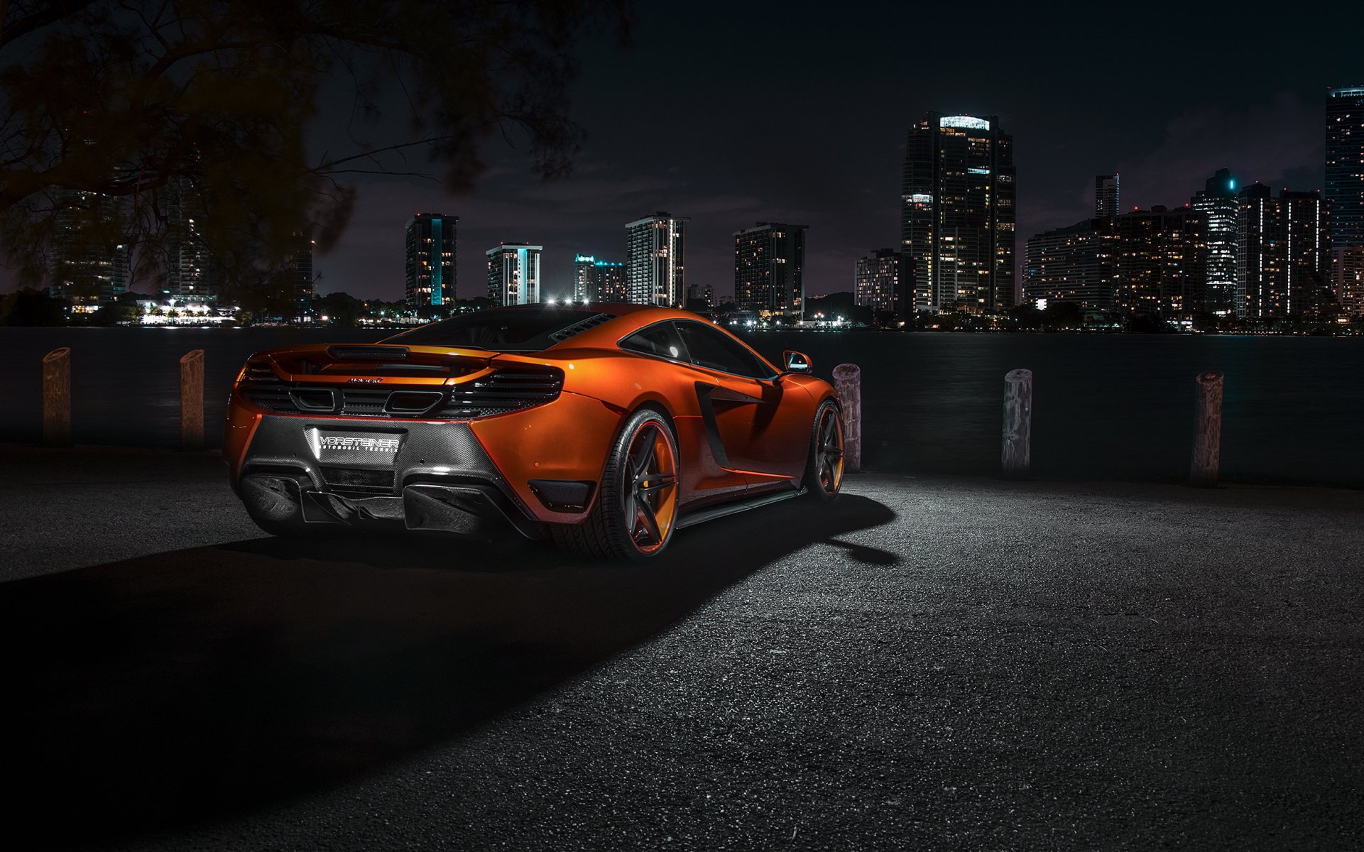 mclaren mp4-vx vorsteiner tuning mp4-12c superdeportivo mclaren autoempapelado noche ciudad