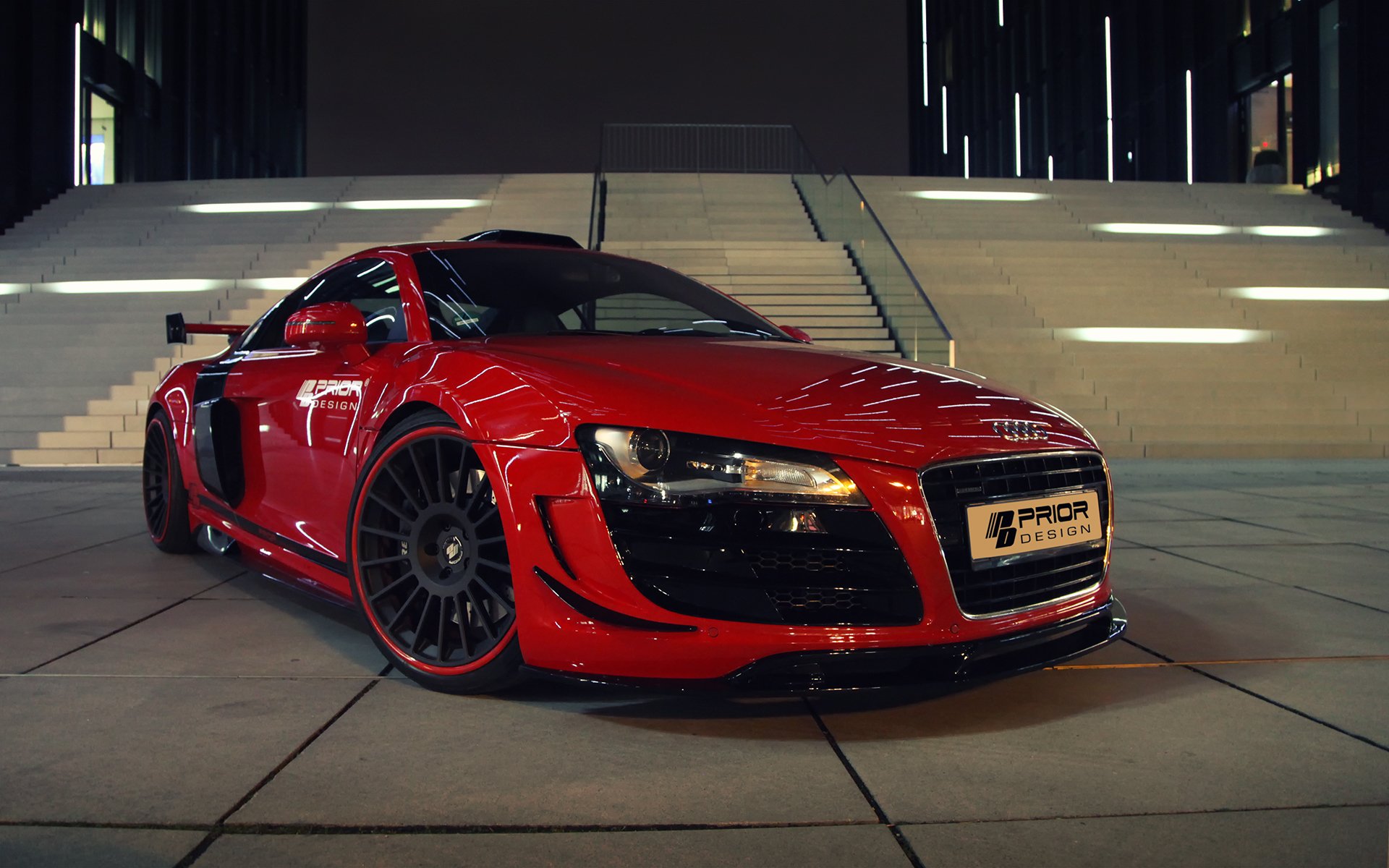 up-design audi r8 gt650 auto tuning macchina gloss anteriore