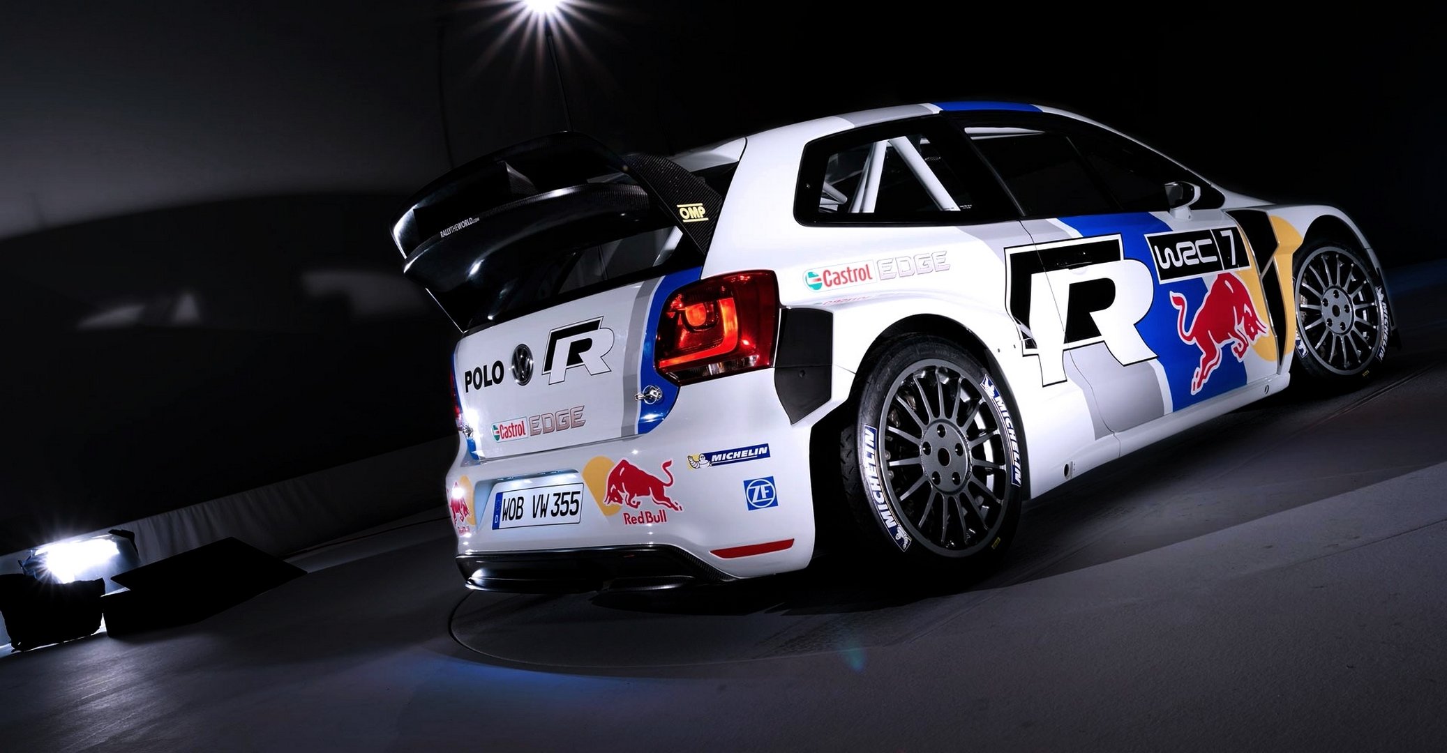 volkswagen polo wrc rally car white machine sports red bull premise