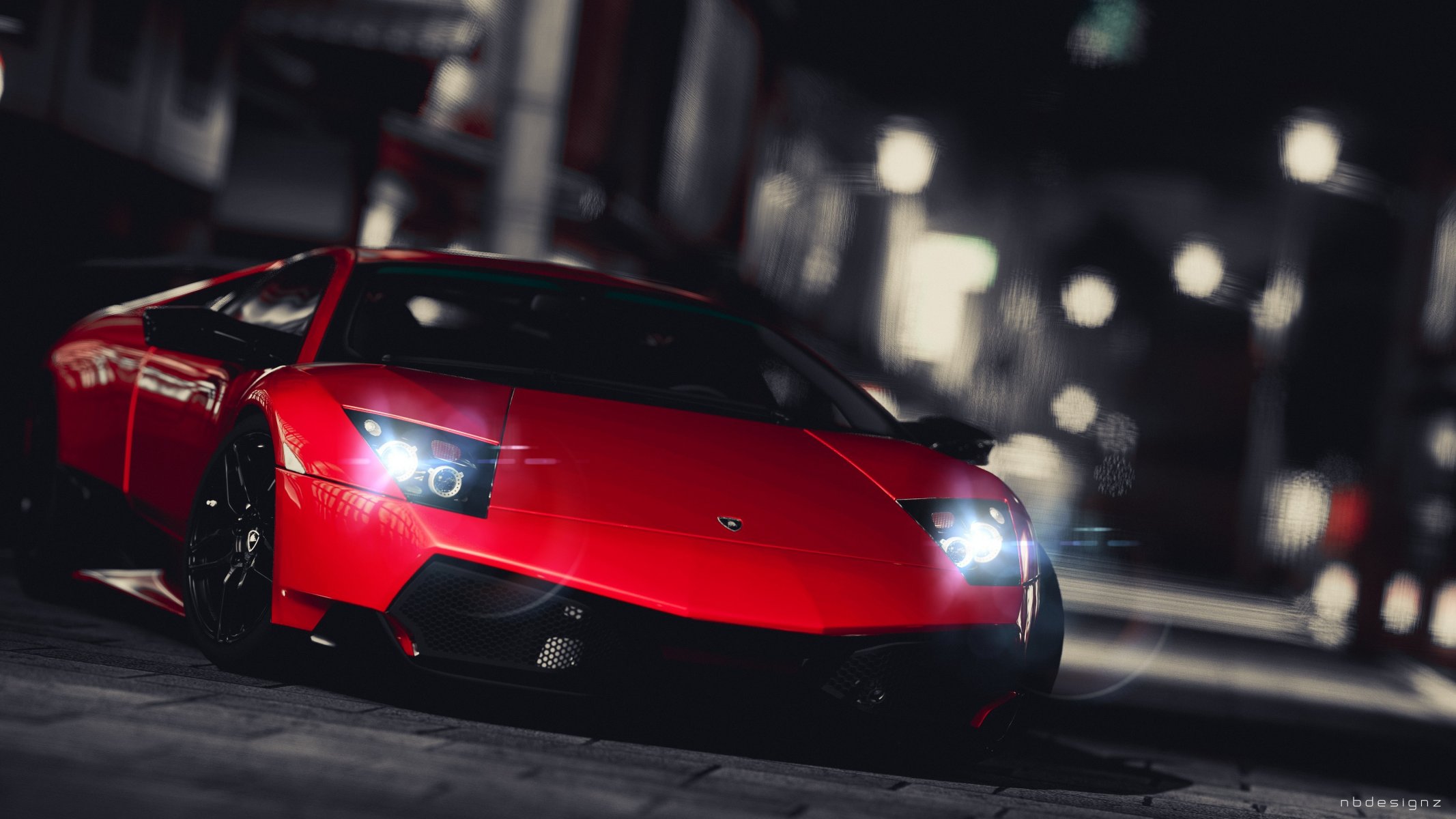 rouge murcielago lamborghini