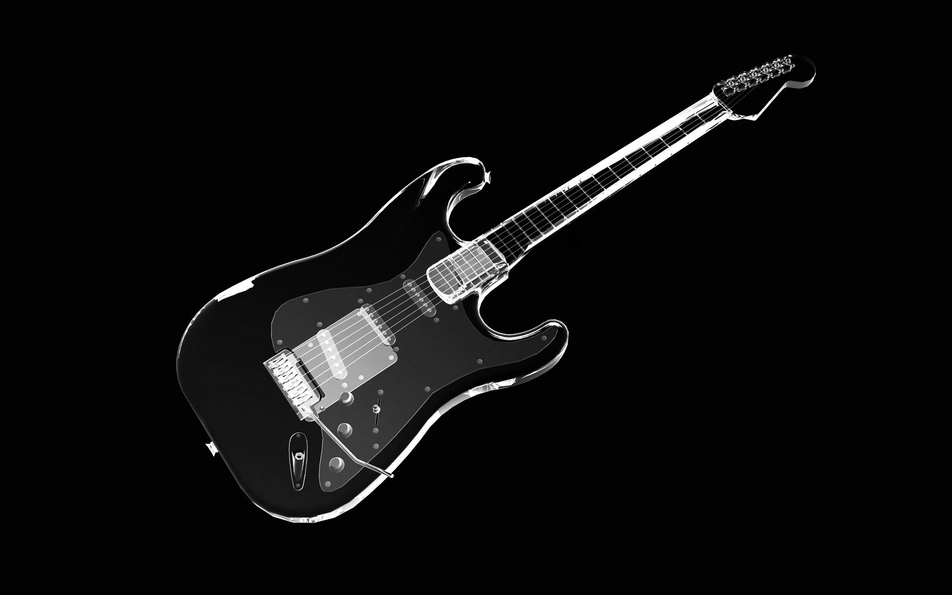 guitare x-ray cordes