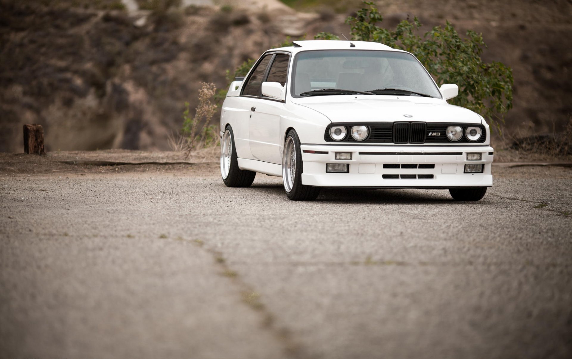 bmw e30 m3 bmw messa a punto posizione bianco