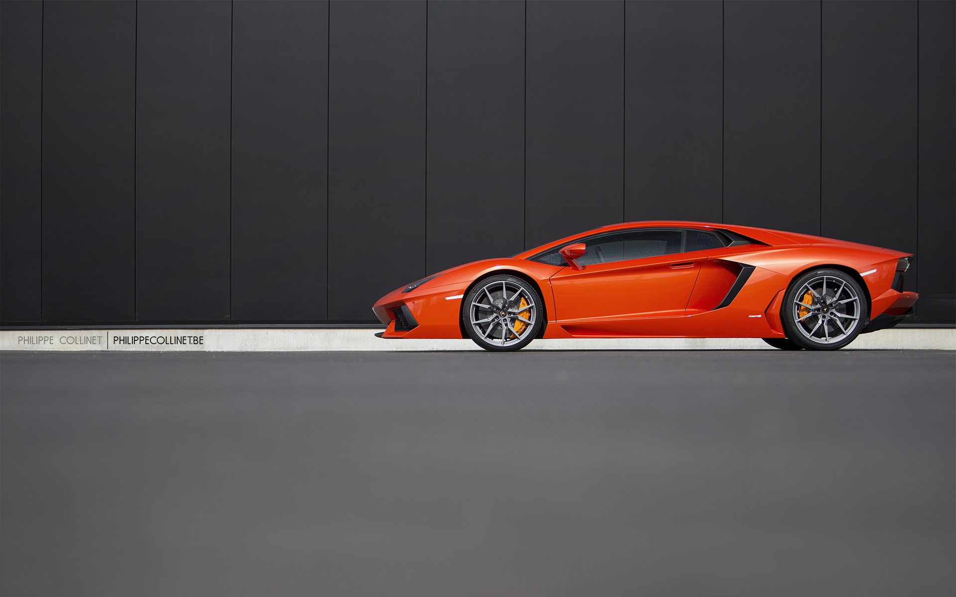 lamborghini aventador красный оранжевый