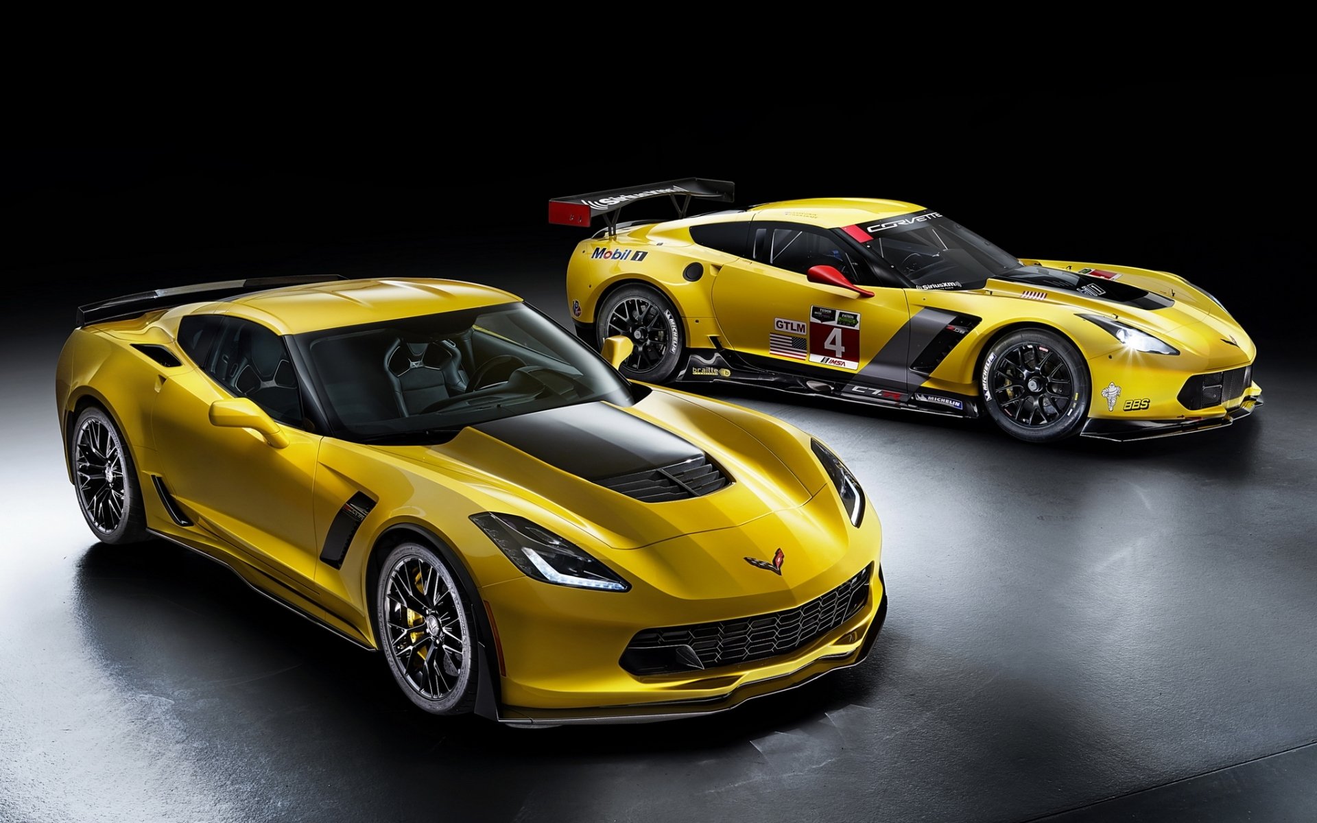 chevrolet corvette z06 c7.r gt2 chevrolet supercar anteriore sfondo