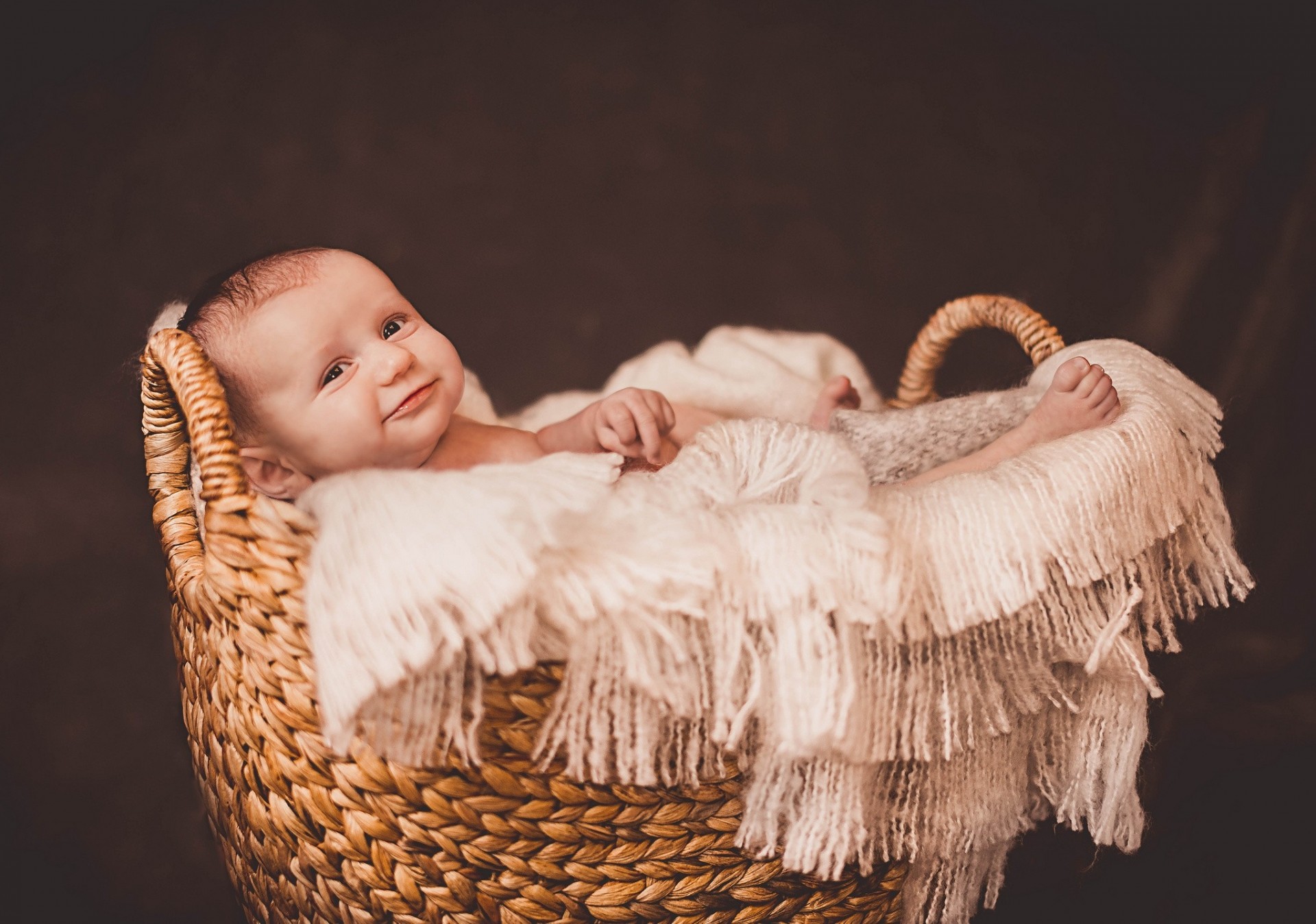 cesta niño niña