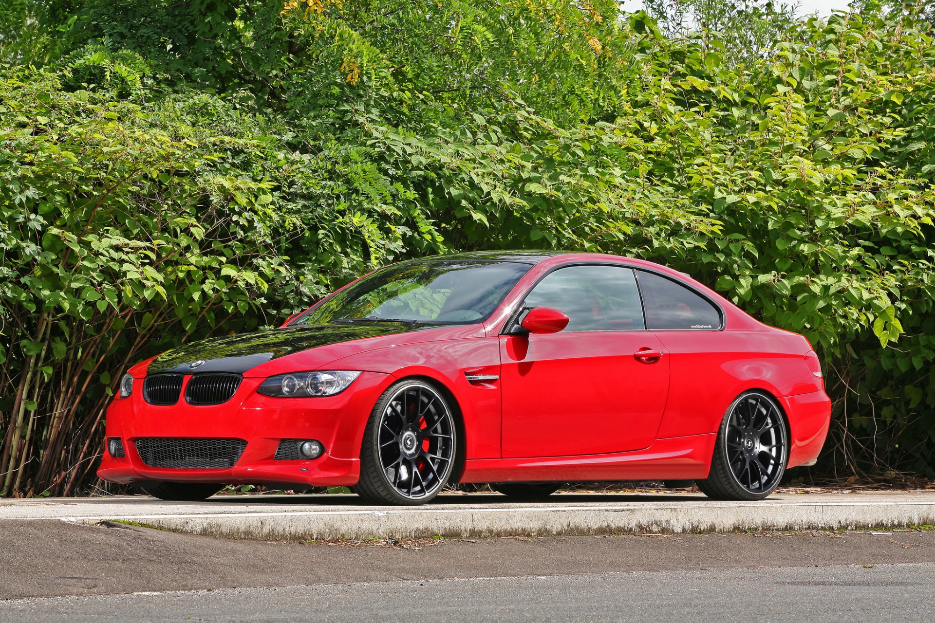 bmw m3 e92 rosso bmw rosso coupé tuning cerchi neri