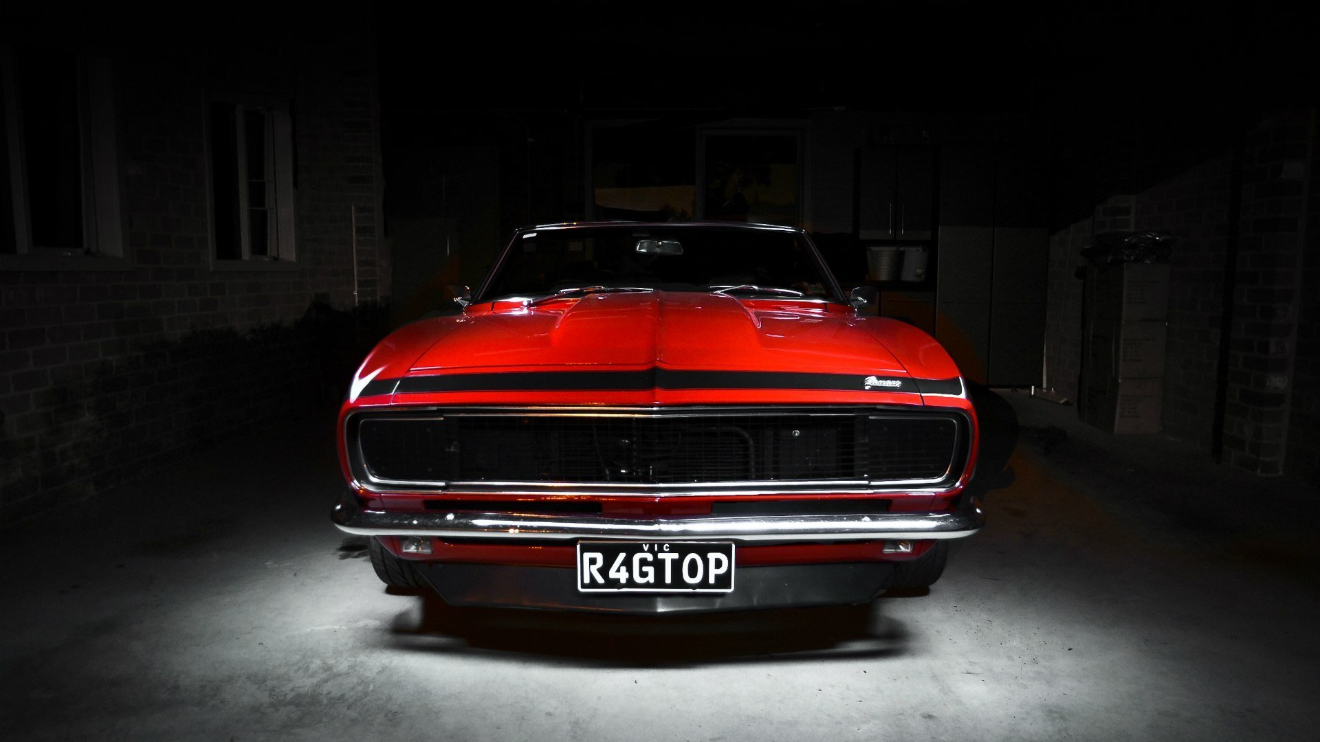 chevrolet camaro ss rojo chevrolet camaro clásico muscle car