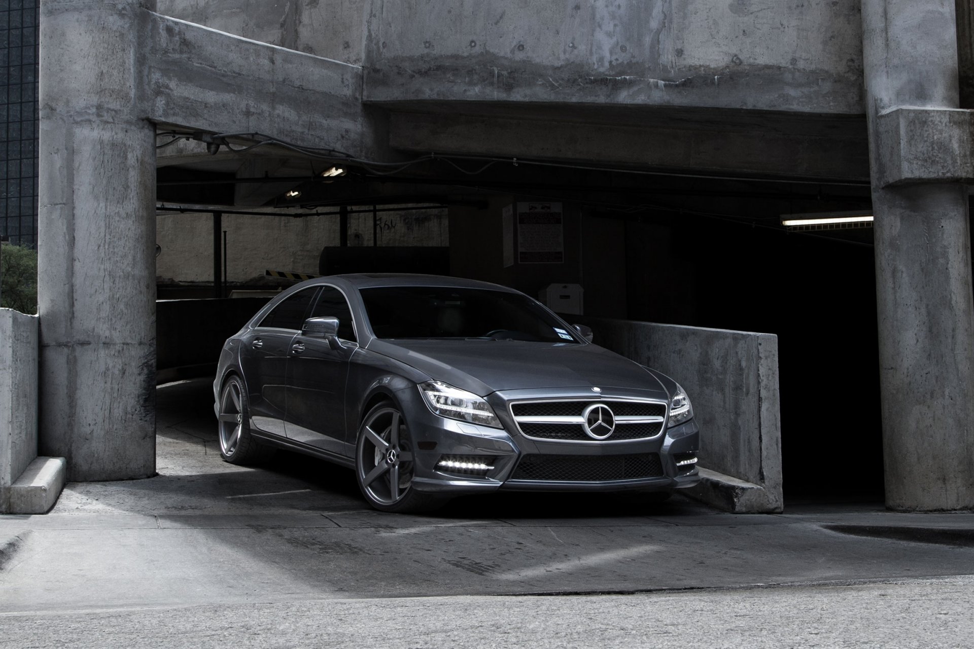 mercedes-benz cls machinery car tuning parking check out: