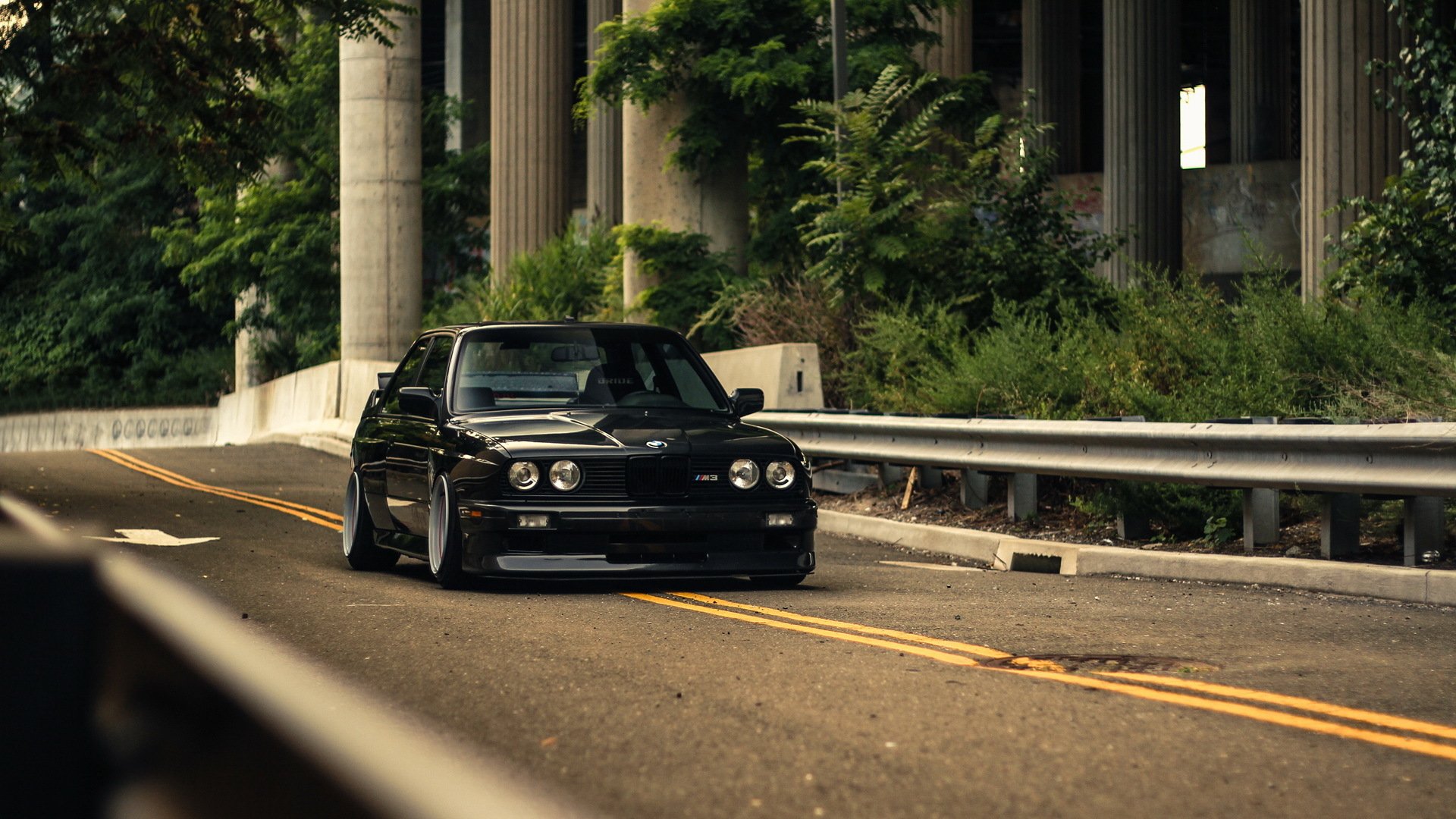 bmw e30 m3 noir coupé