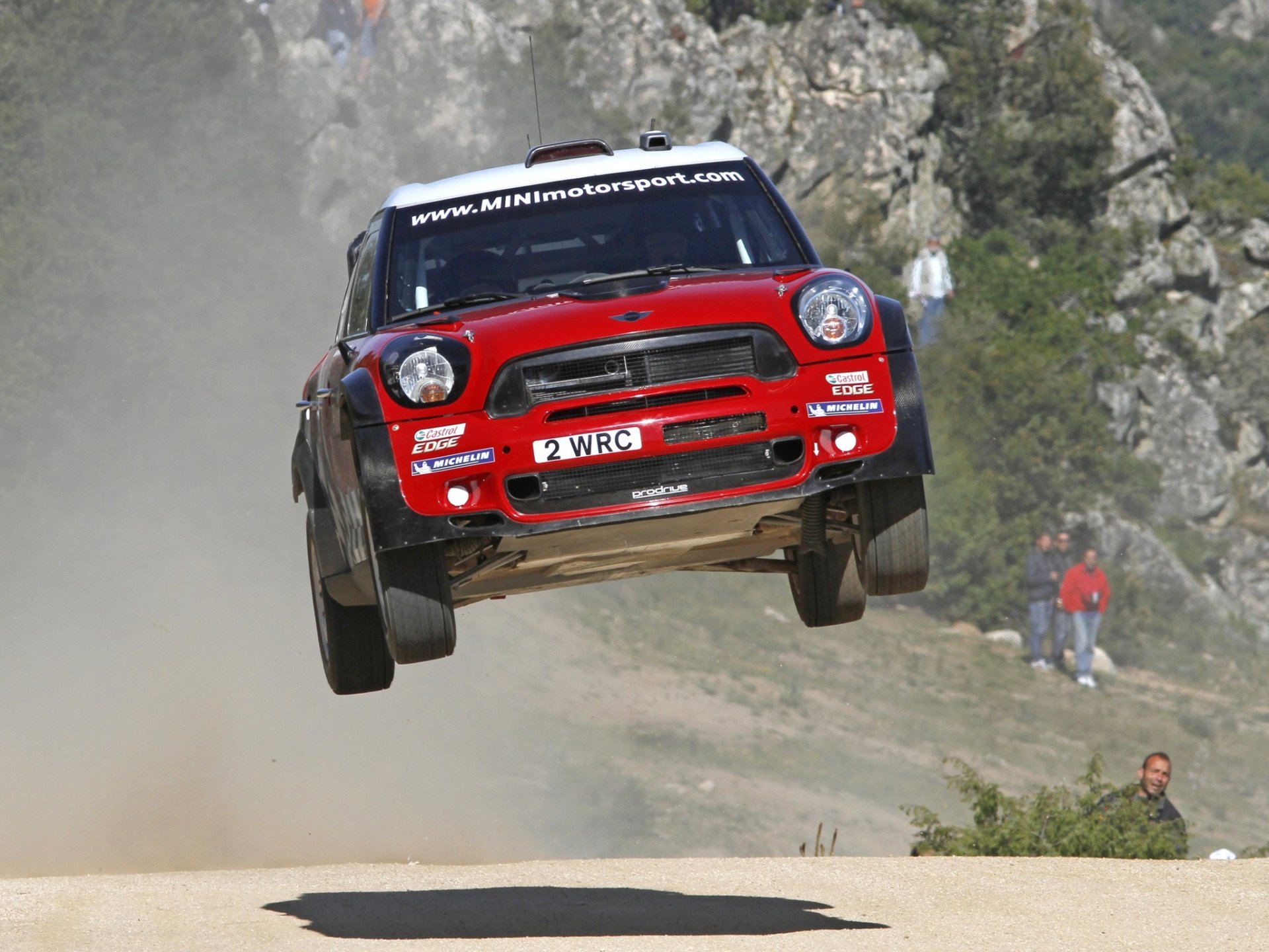 mini connazionale john cooper works wrc mini rosso rally