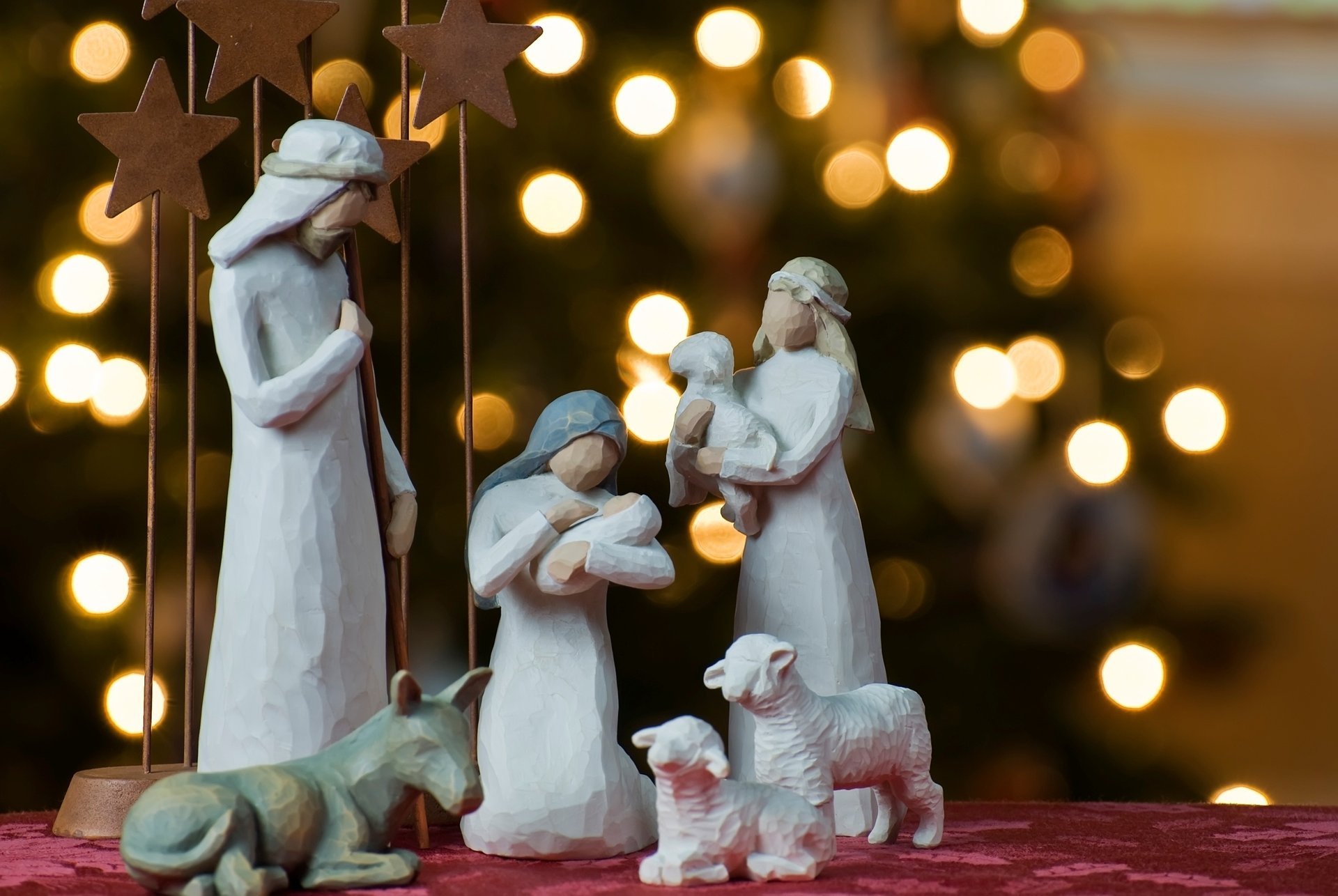 urlaub figuren lichter weihnachtsbaum weihnachten figuren