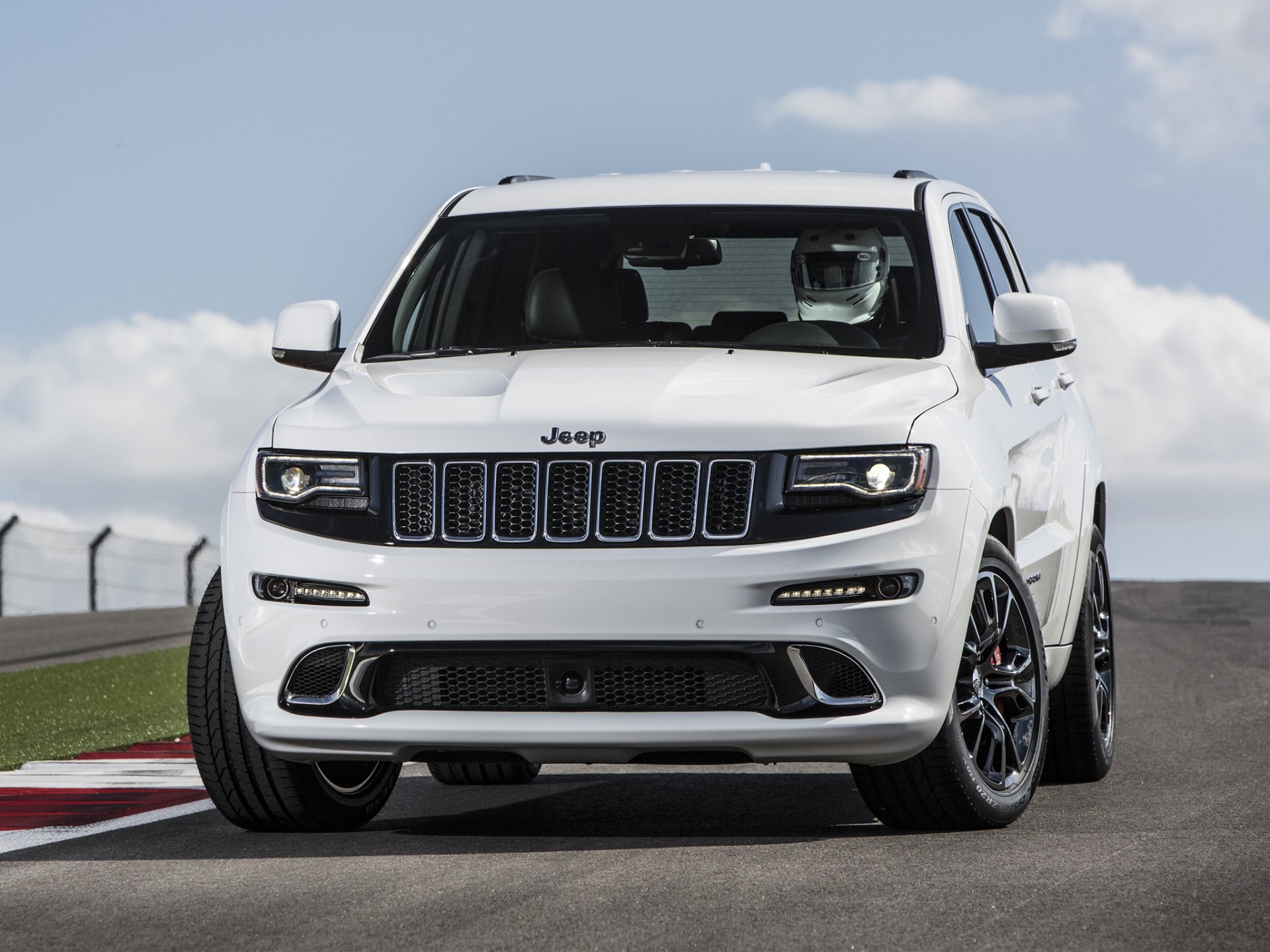 jeep grand cherokee srt front car strong