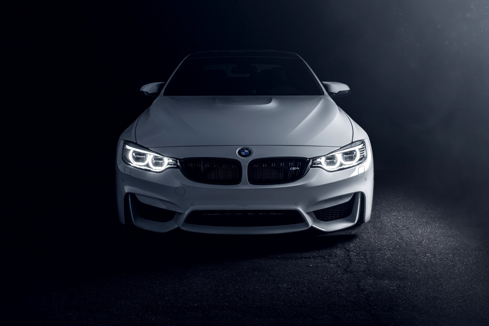 bmw m4 coupé f82 anteriore bianco richard le bmw