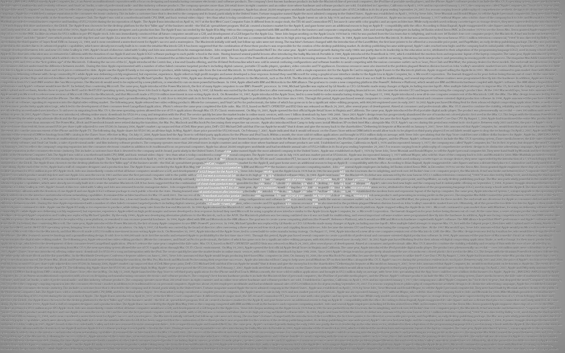 apple inscription grey