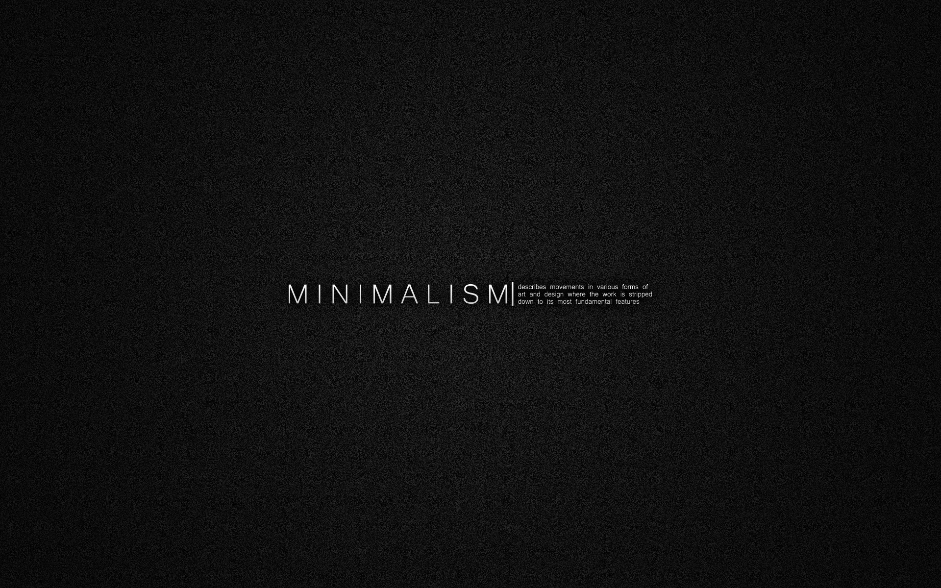 minimalismo título texto