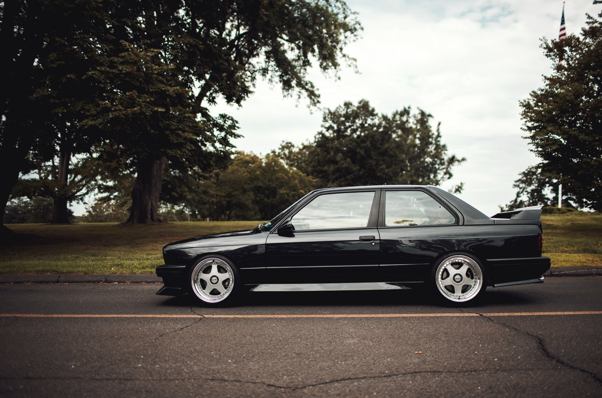 bmw e30 m3 negro tuning bmw perfil