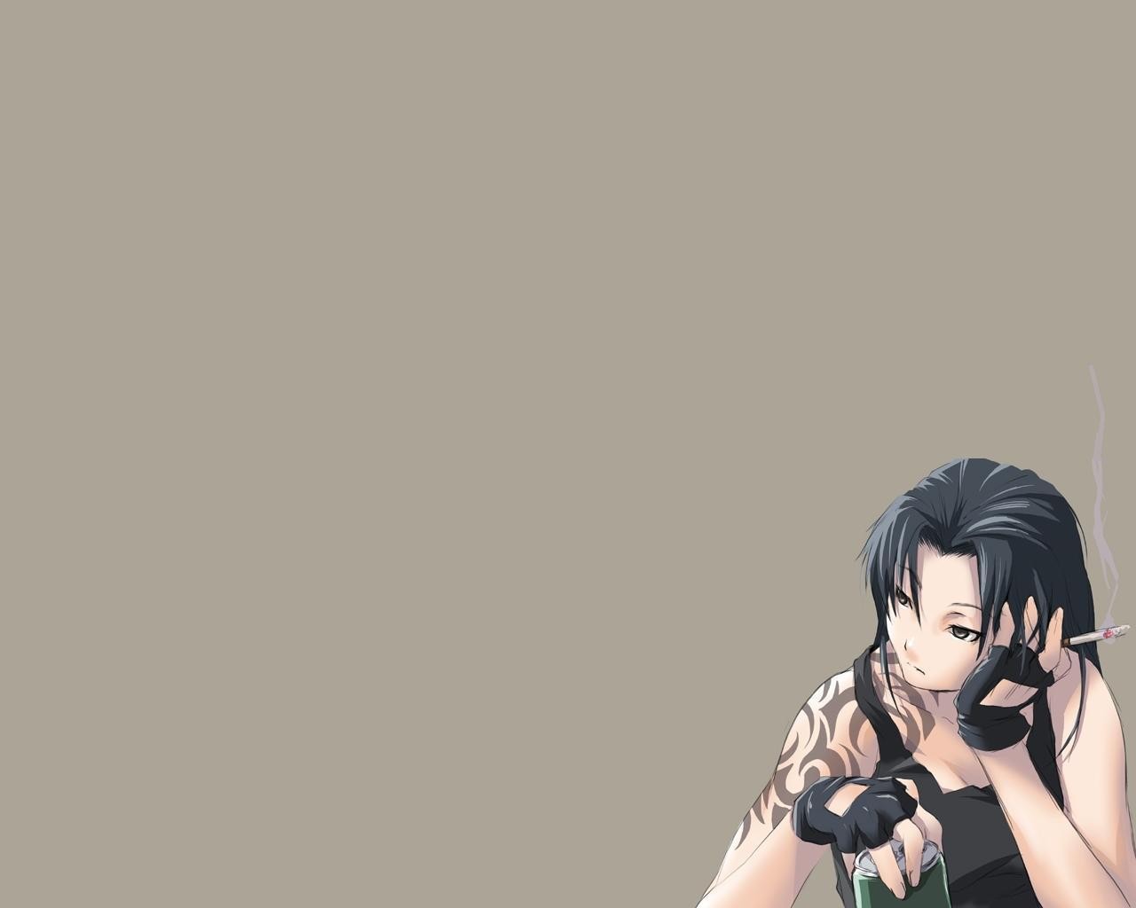 black lagoon revy palenie