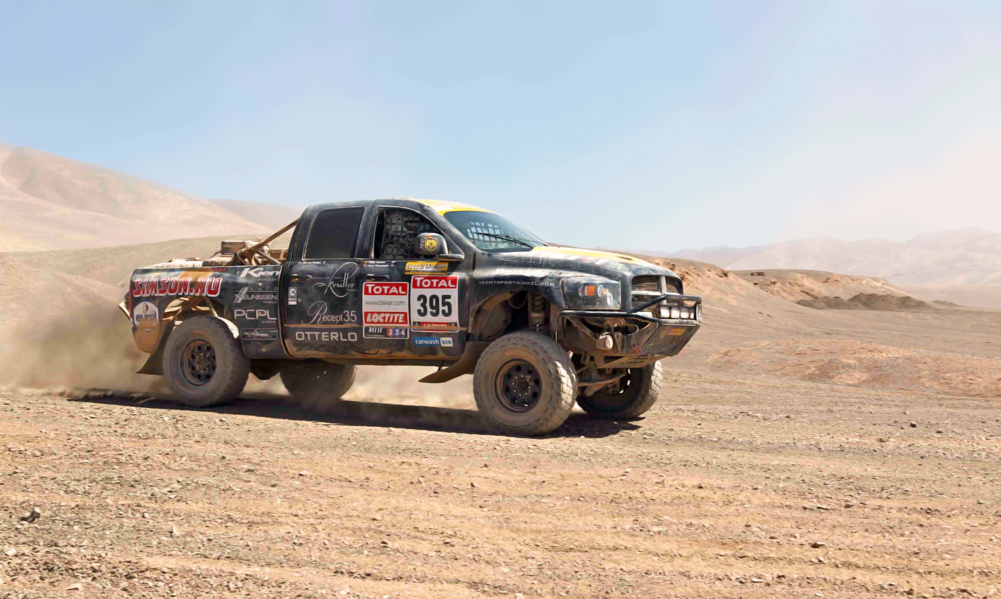 dodge ram suv día dodge auto coche jeep arena dakar rally calor deporte