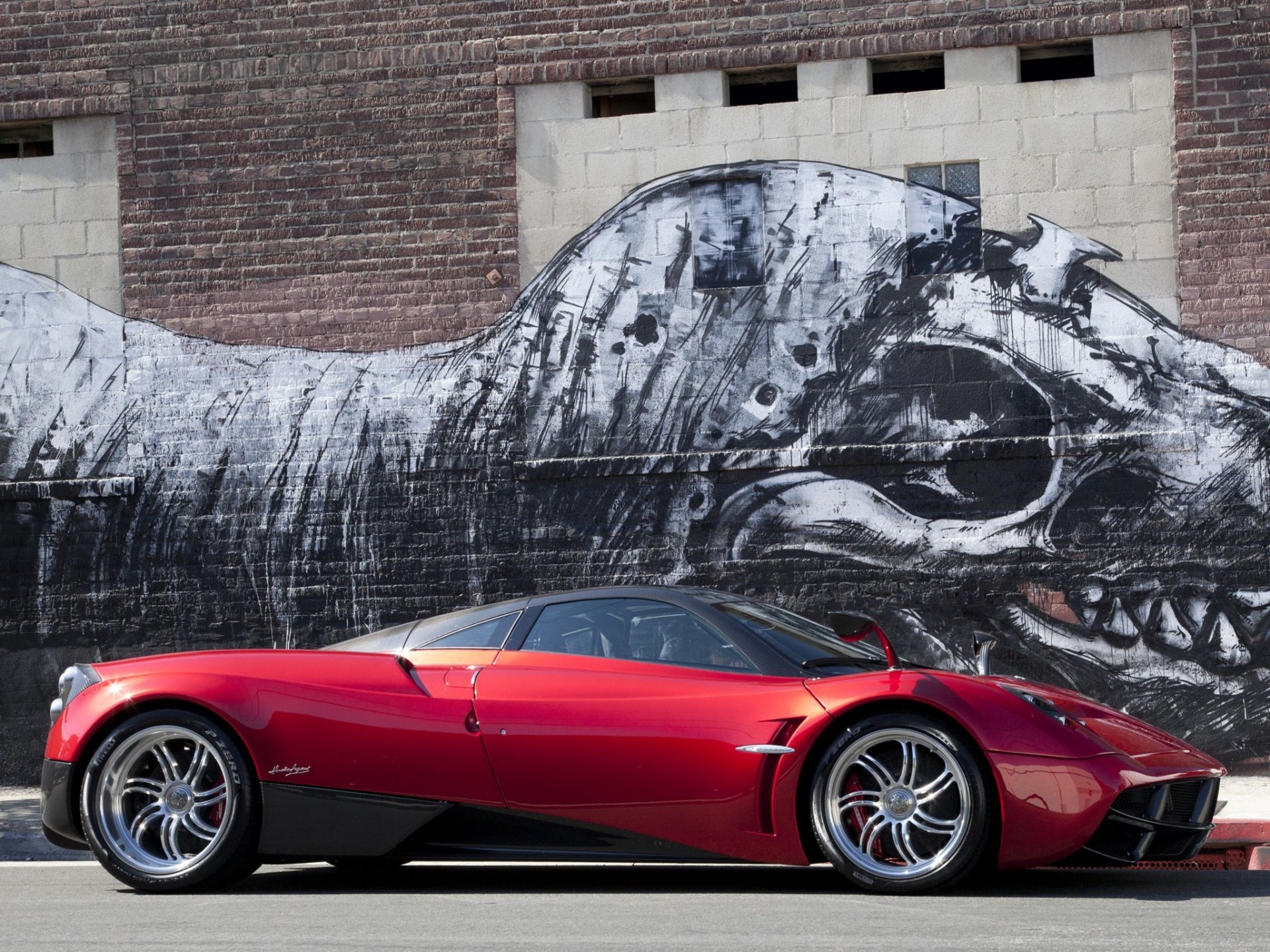 coche coche pagani rojo figura dinosaurio coches pagani huayra rojo