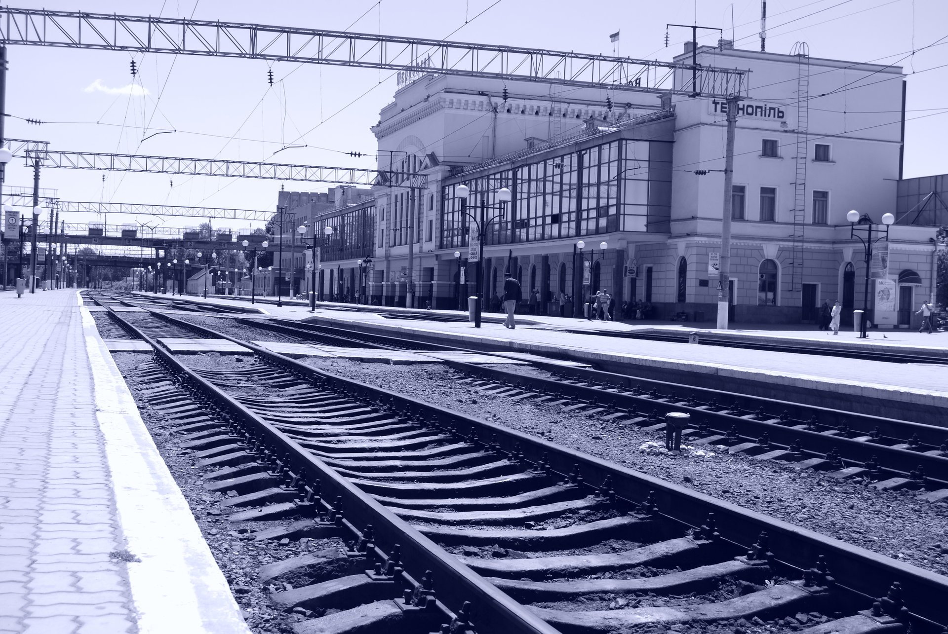 chemin de fer ukraine reiki gare ternopil été