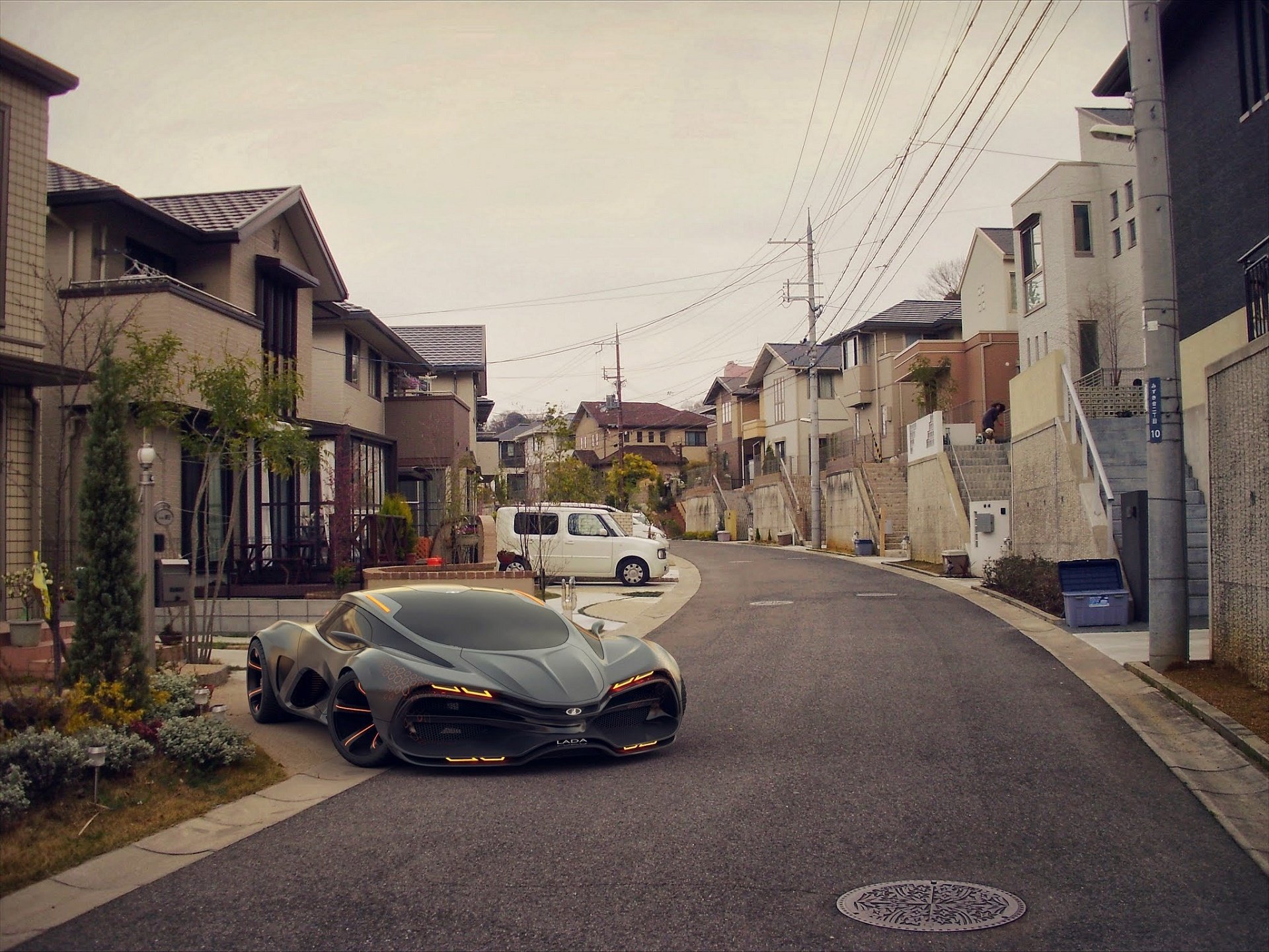 lada corbeau concept 2014 voiture supercar rue maison raven concept