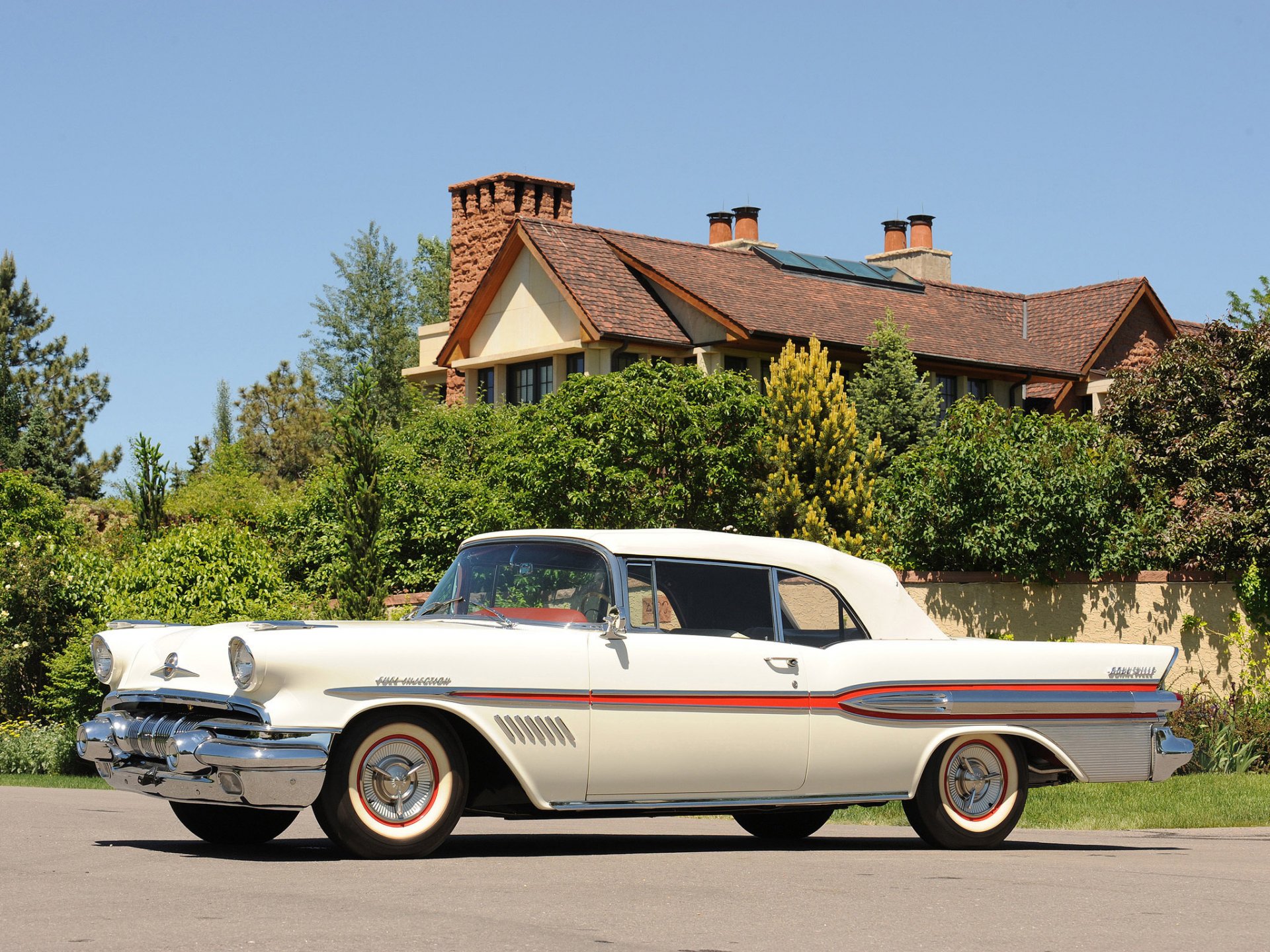 pontiac bonneville кабриолет 1957 года красавица белая пентхаус