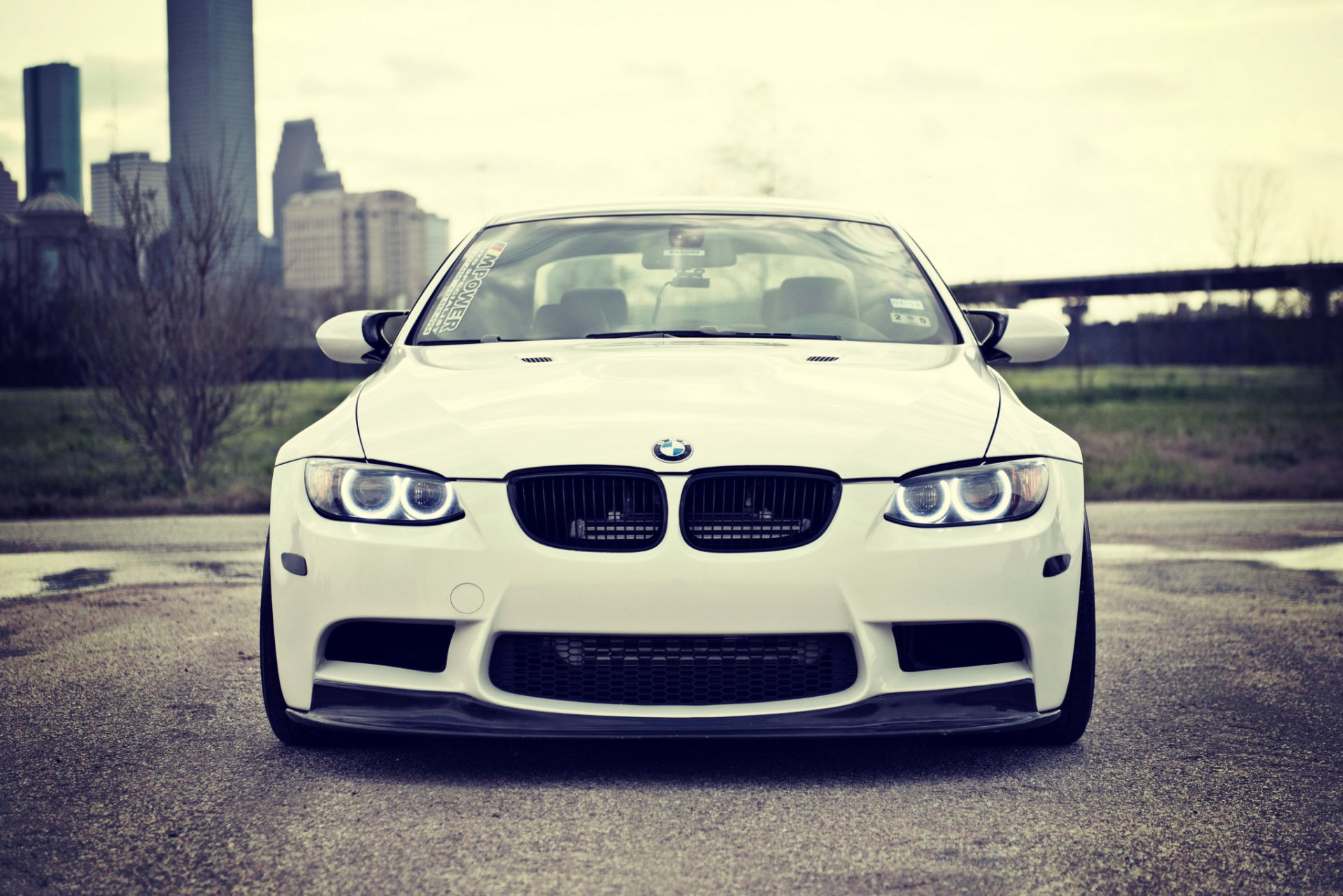 bmw e92 m3 strasse ruota bianco bmw bianco fari angel eyes