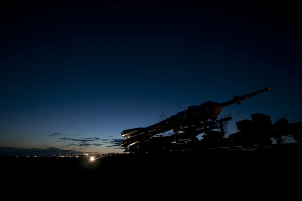 Soyuz tma-17 launch in Kazakhstan at the Baikonur cosmodrome