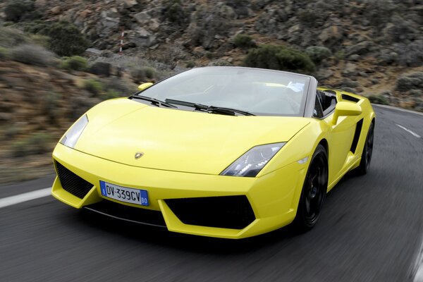 Lamborghini gallardo convertible desktop wallpaper