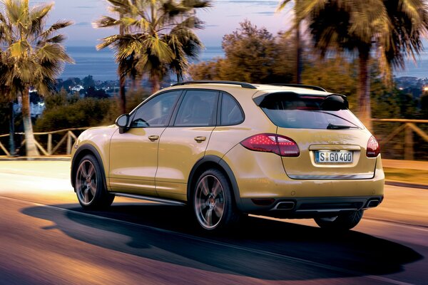 The Porsche crossover will take you to the sea and palm trees without any problems!