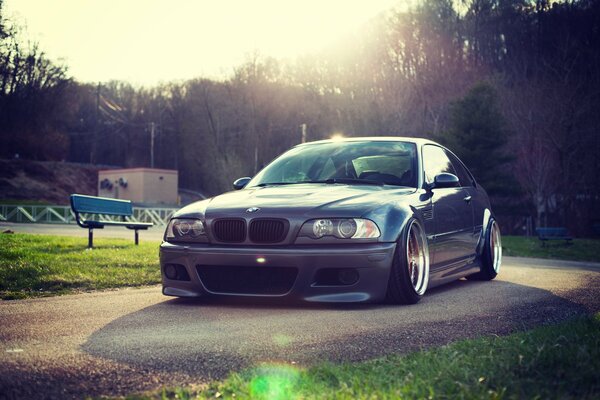 Bmw is a beautiful photo. Beautiful car