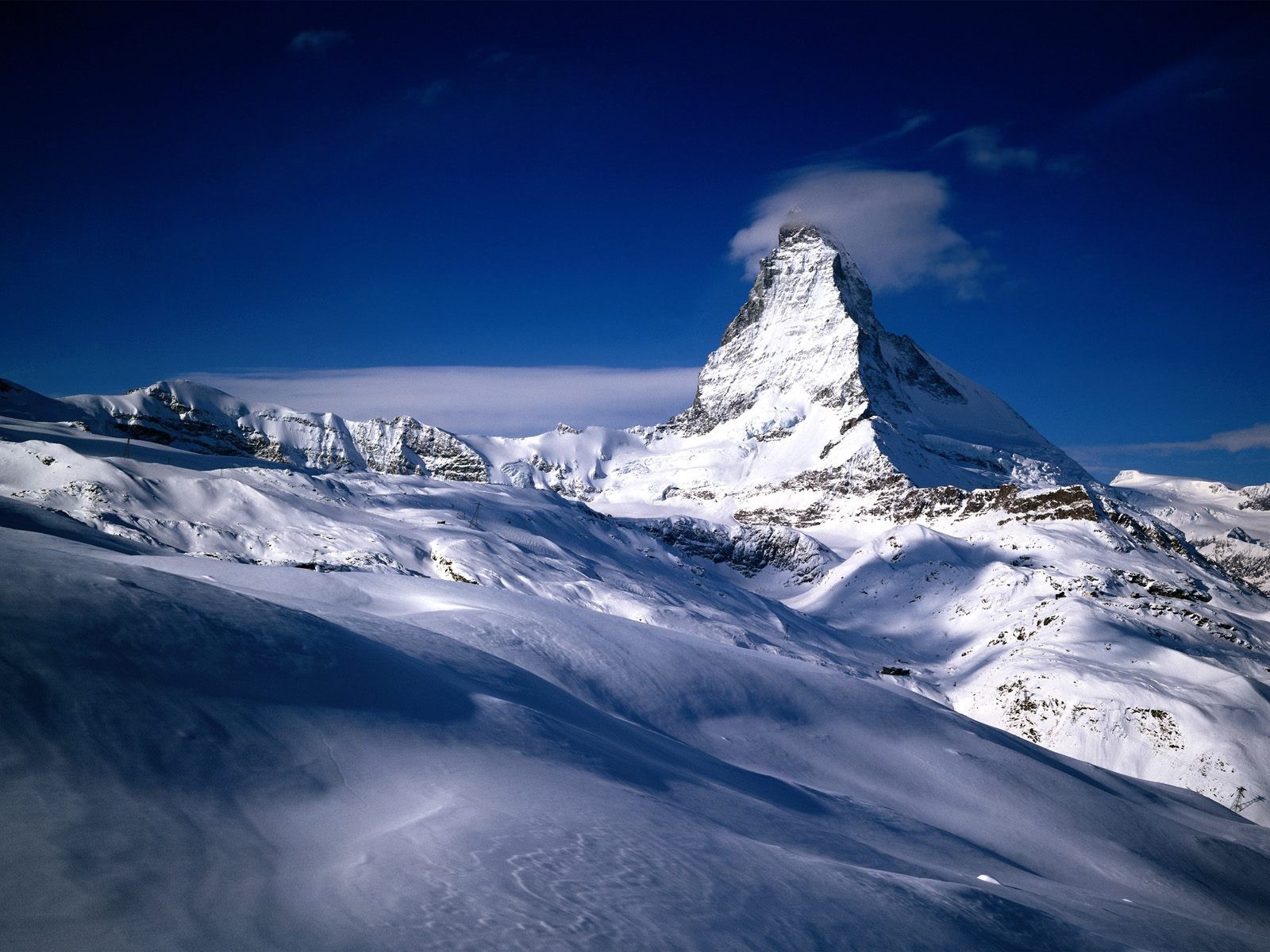 schweiz berge schnee