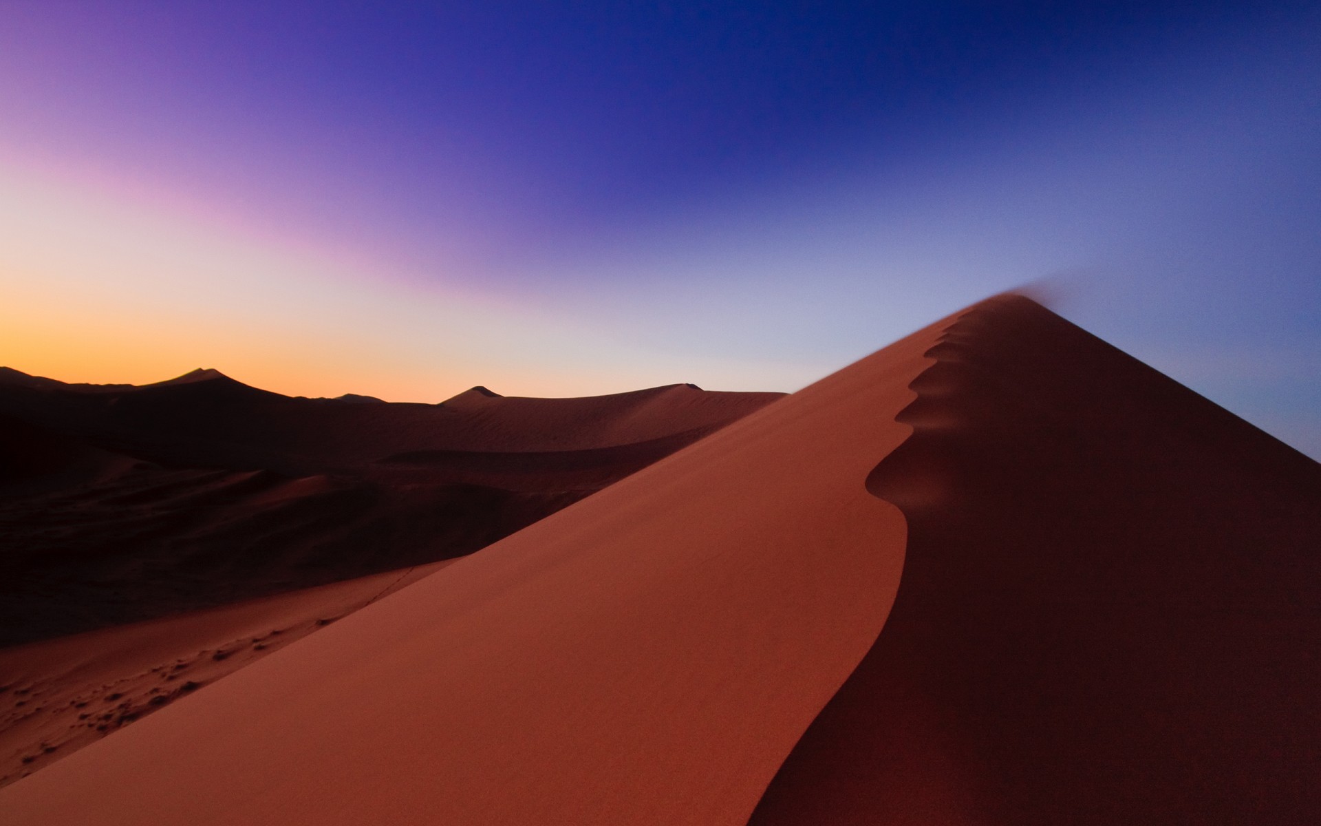 afrika wüste namibia sand dünen himmel sonnenaufgang